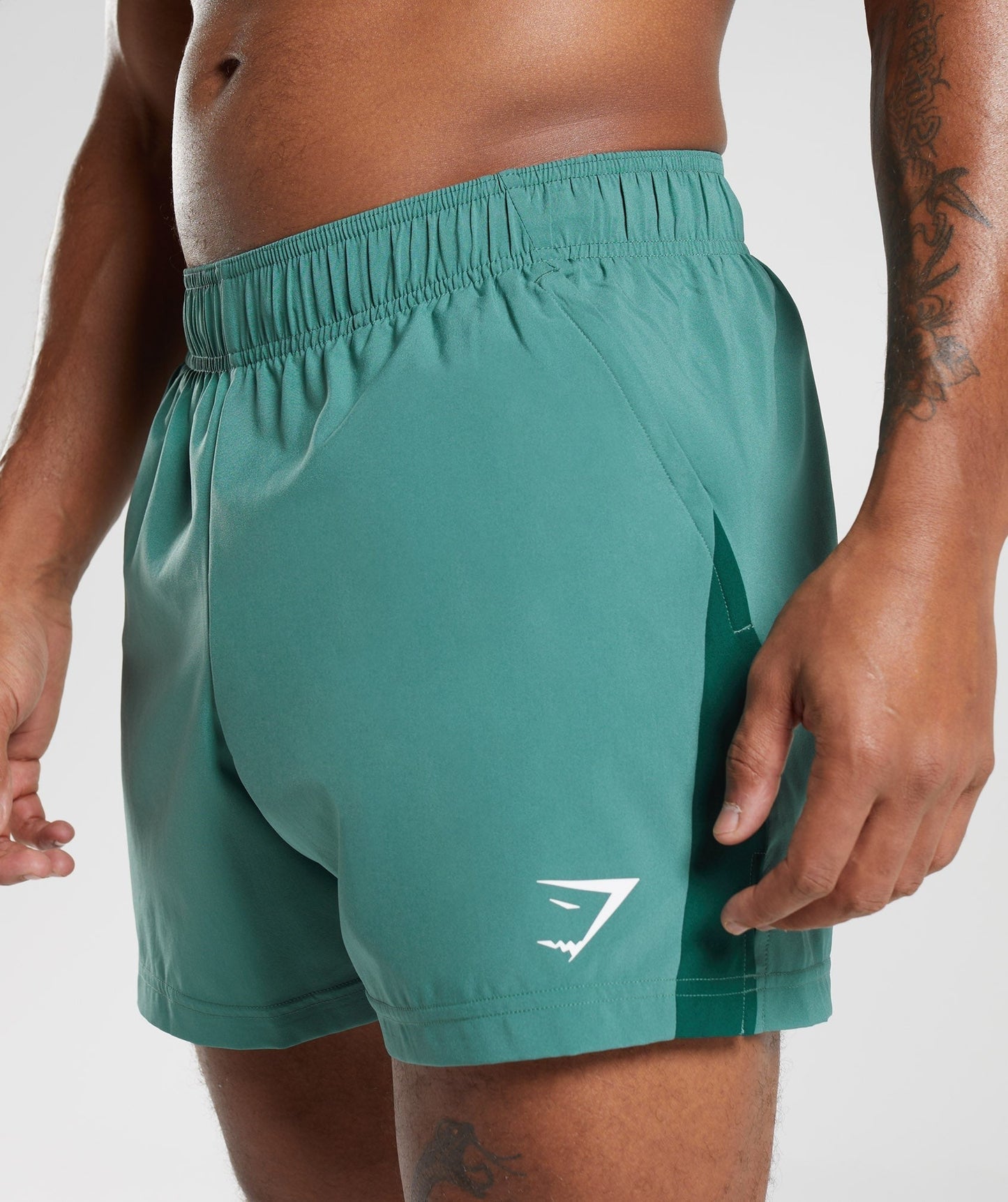Gymshark Sport 5" Shorts - Hoya Green/Woodland Green