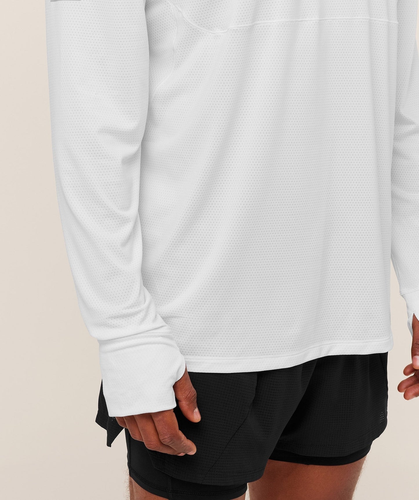 Gymshark Running Long Sleeve T-Shirt - White