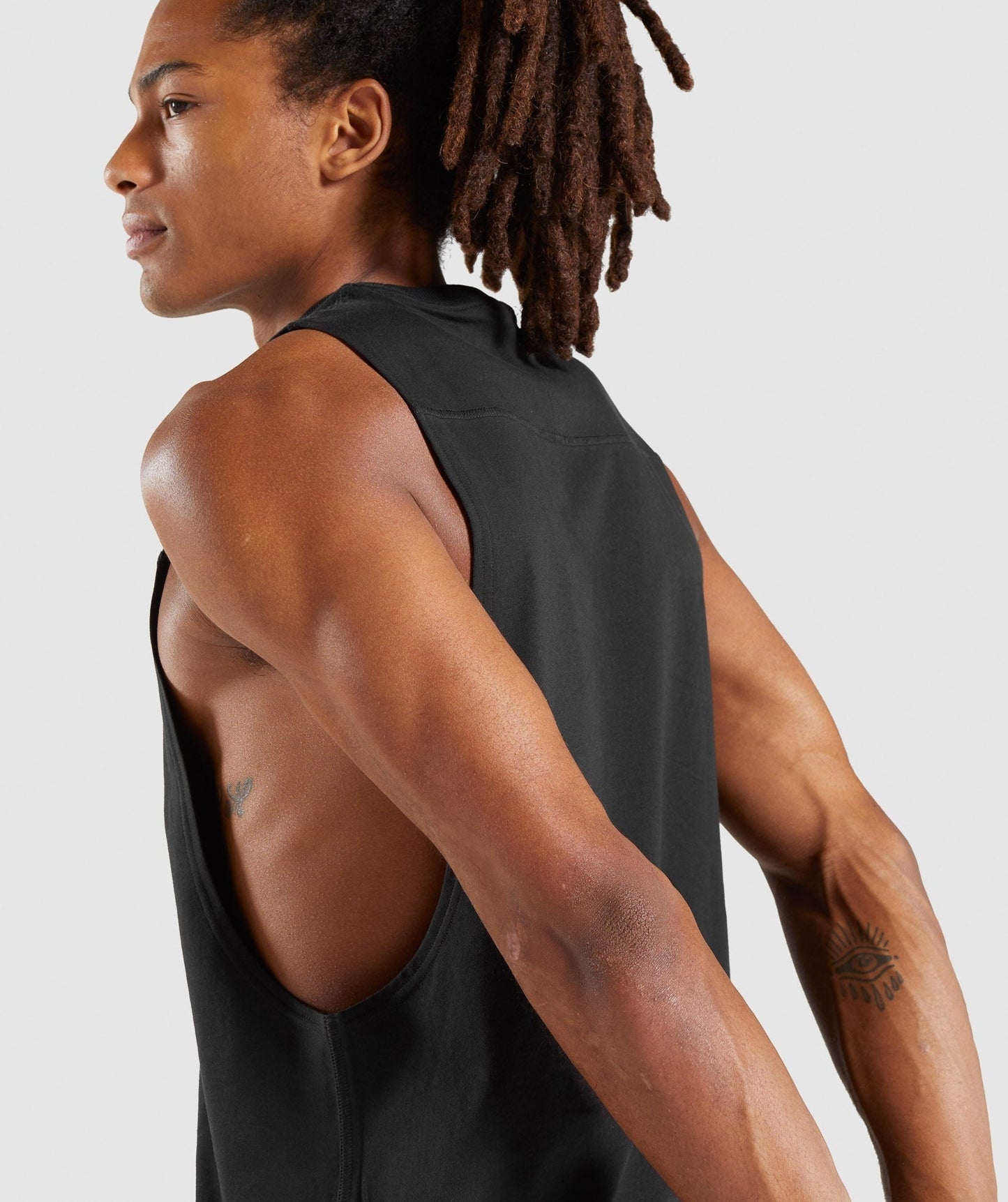 Gymshark Compound Drop Arm Tank - Black