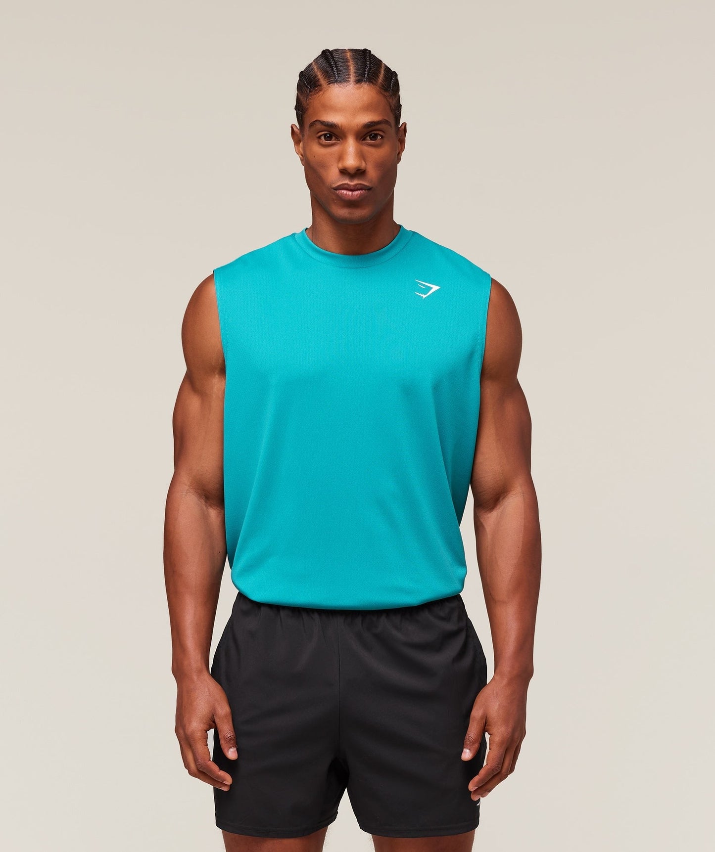 Gymshark Arrival Oversized Tank - Jewel Teal