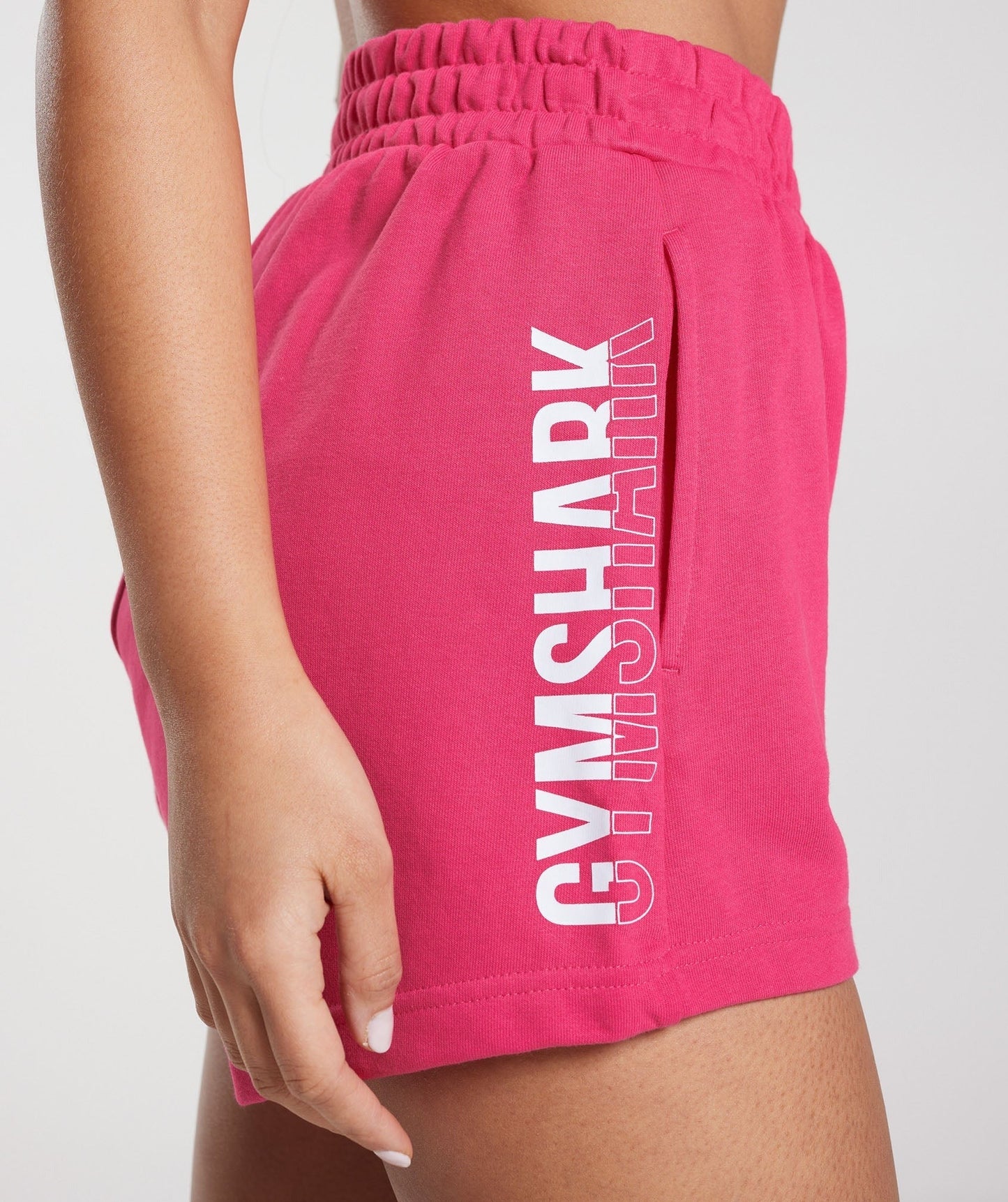 Gymshark Fraction Sweat Shorts - Bright Fuchsia