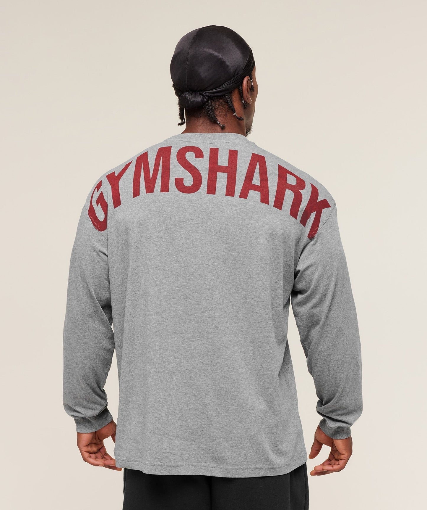 Gymshark Power Long Sleeve T-Shirt - Charcoal Core Marl