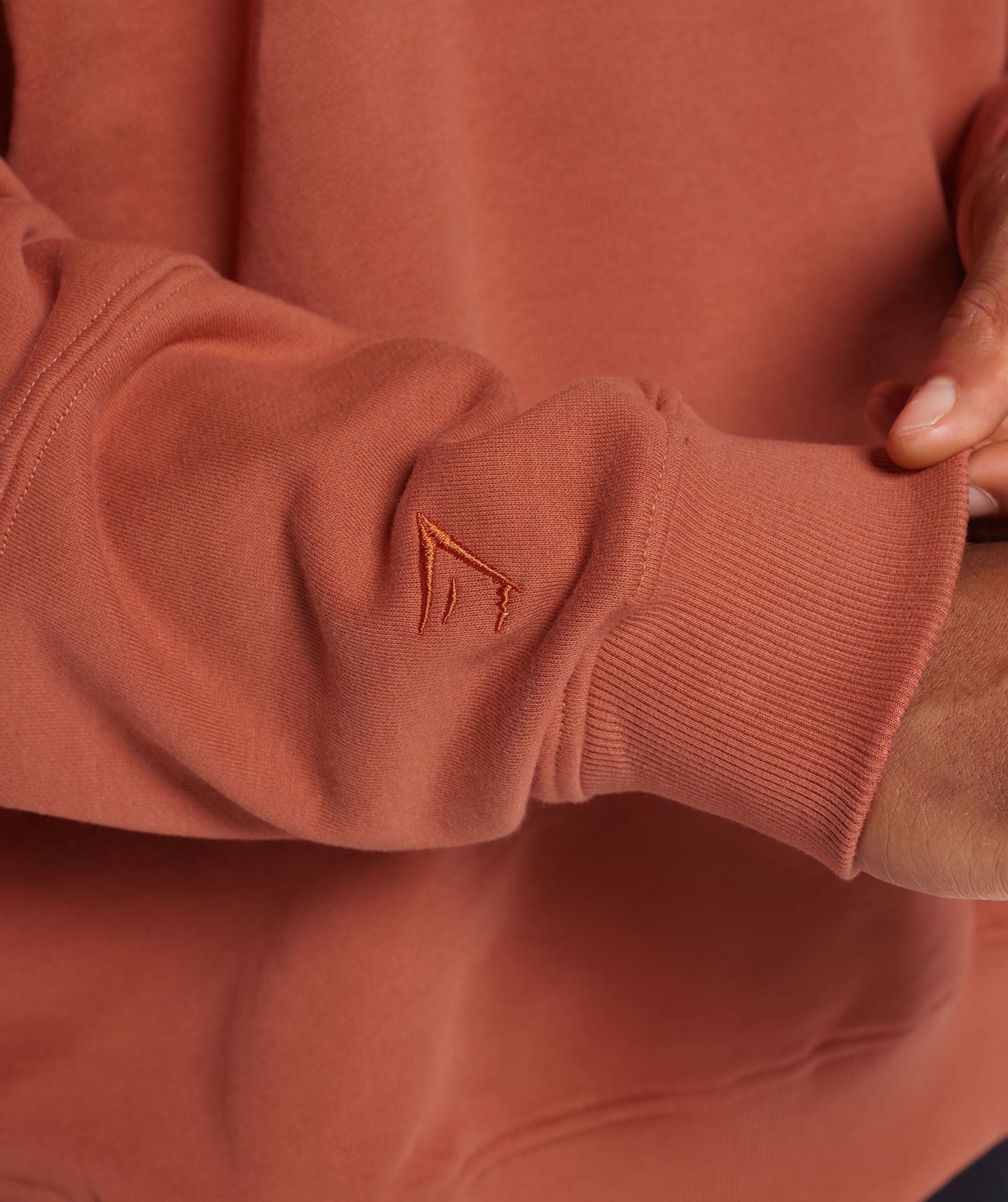 Gymshark Rest Day Essentials Sweat Polo - Persimmon Red