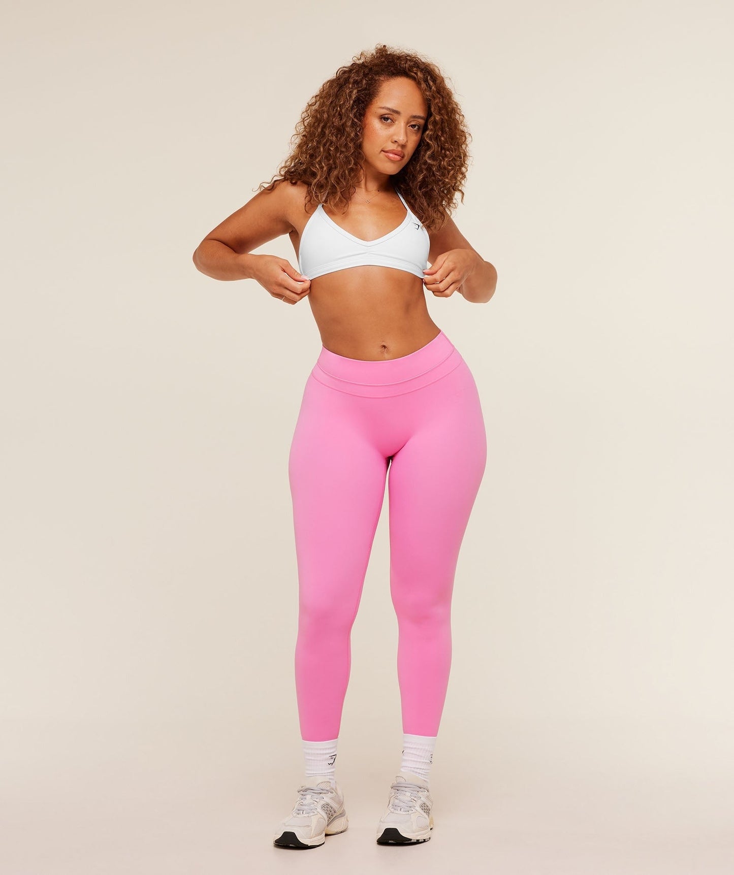 Gymshark Whitney Mid-High Rise Leggings - Focus Pink