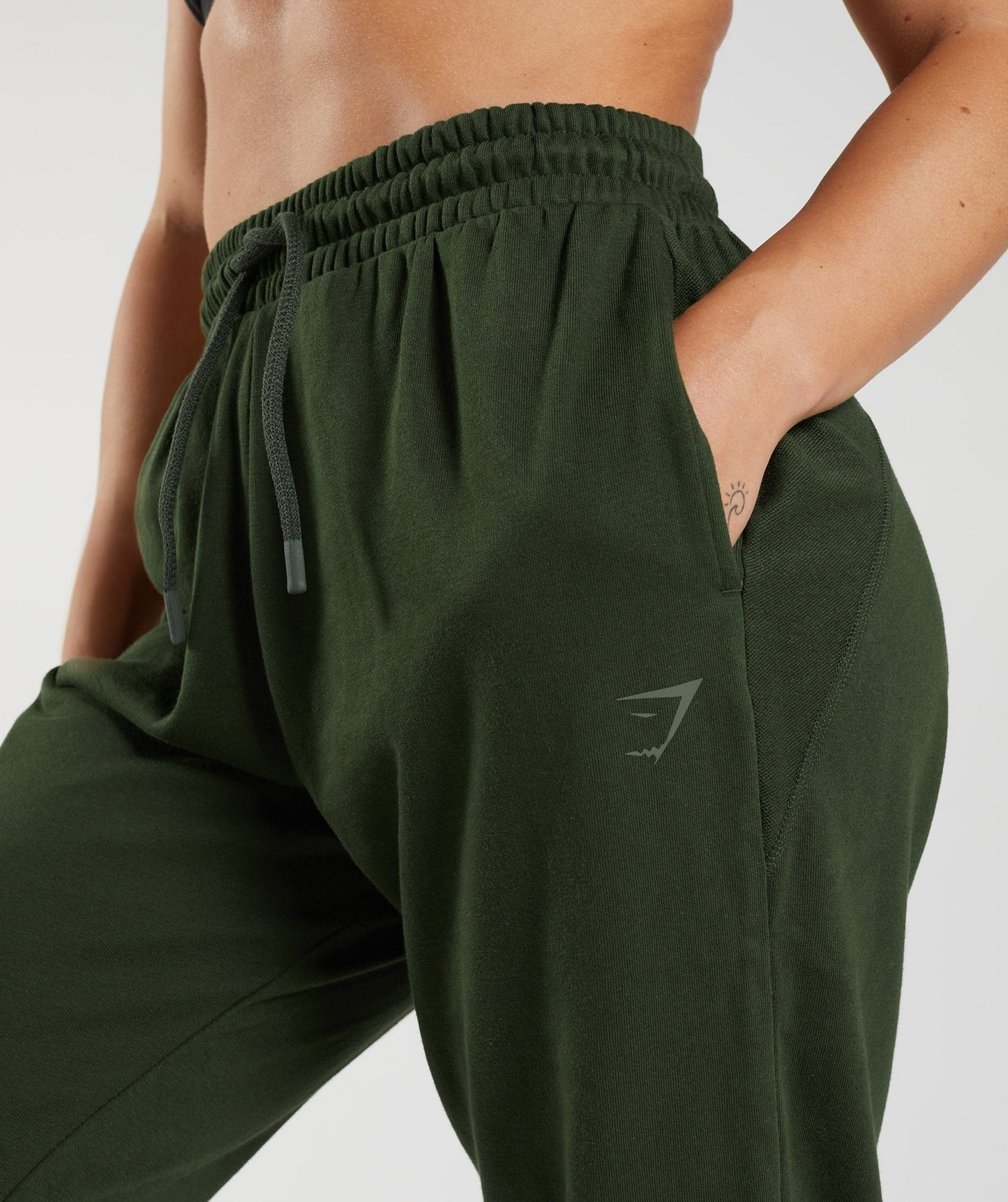 Gymshark Power Joggers - Moss Olive