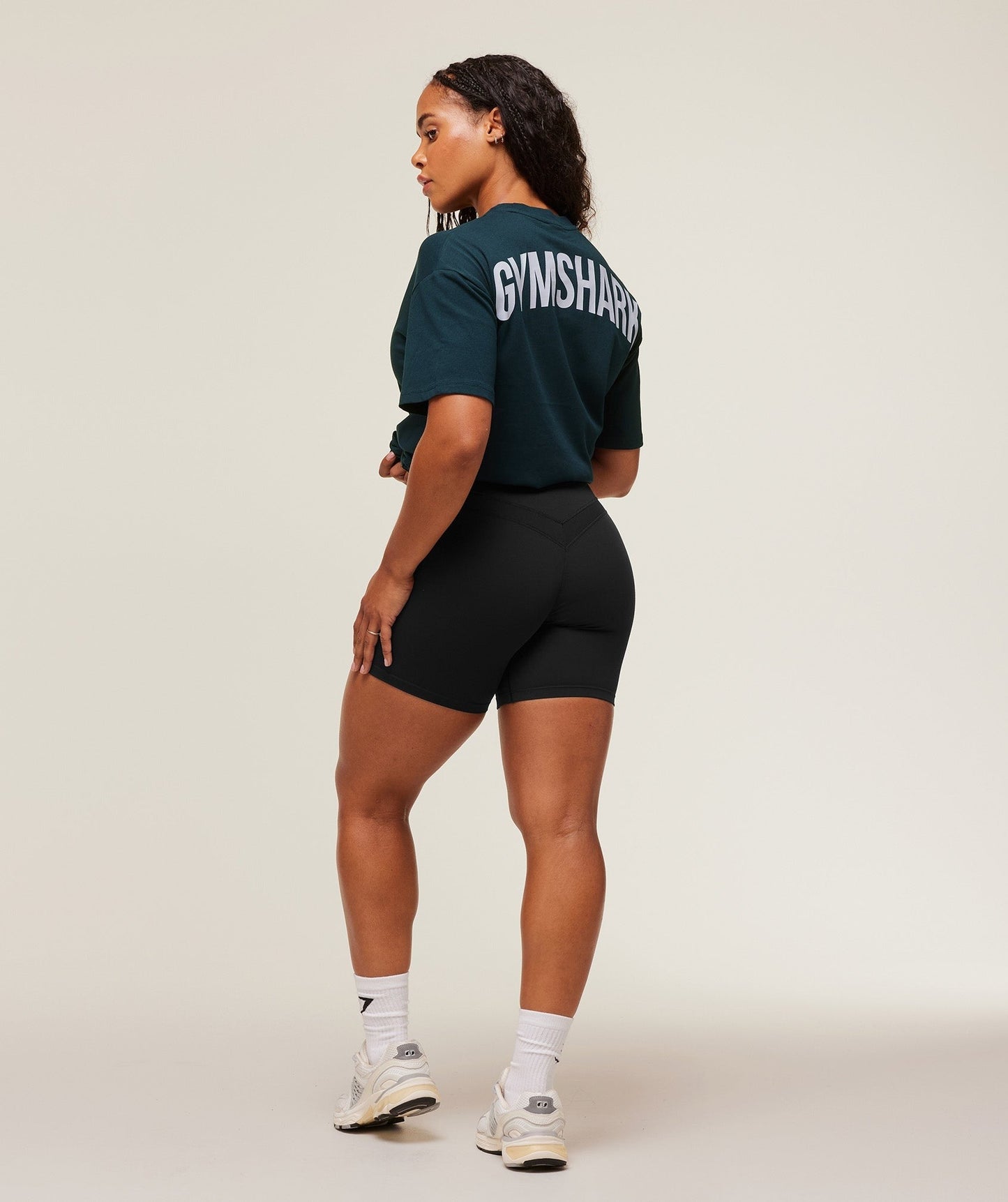 Gymshark GS Power Oversized T-Shirt - Deep Petrol Blue/Smoke Blue