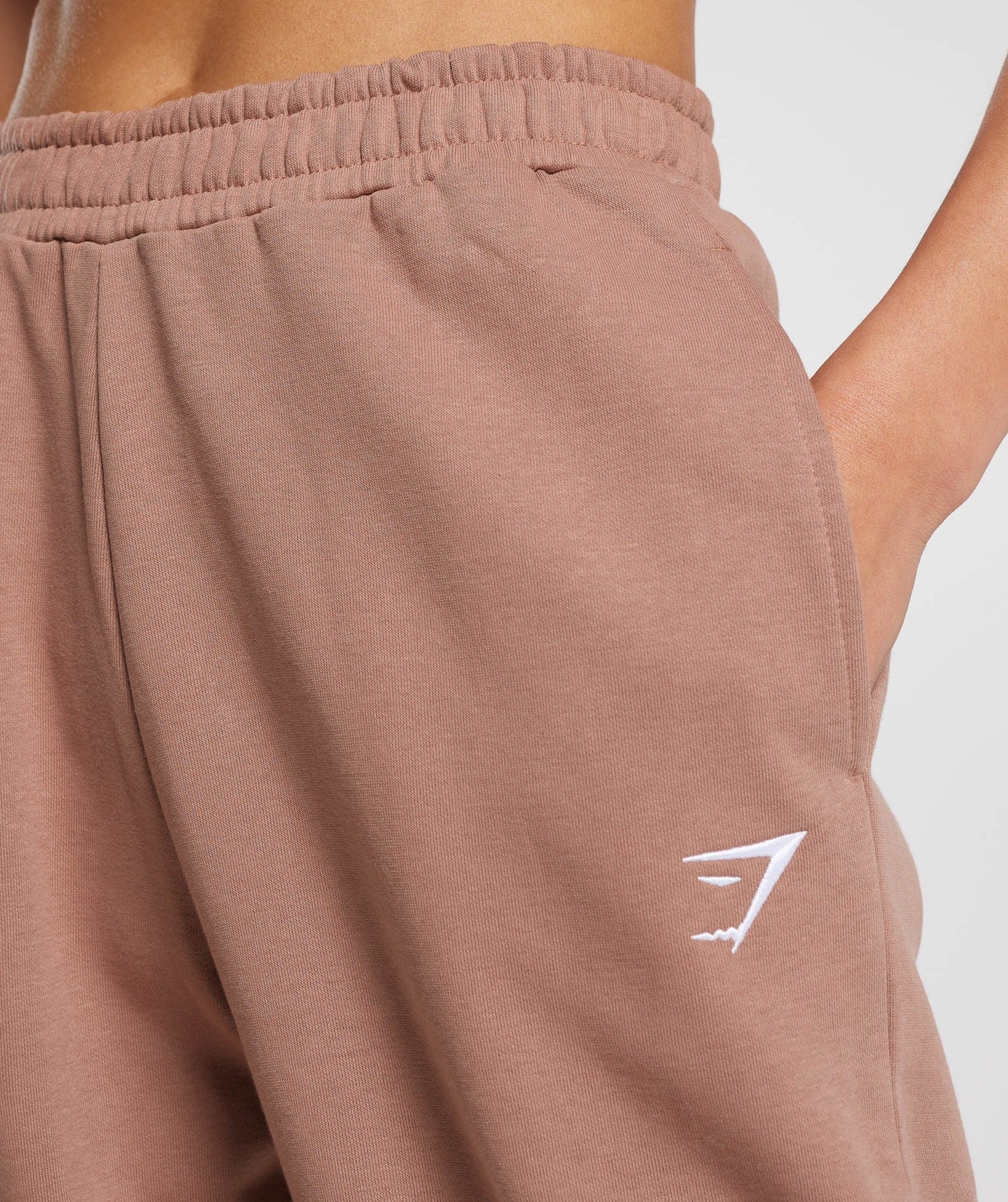 Gymshark Training Regular Fleece Joggers - Taupe Brown