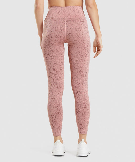 Gymshark Adapt Fleck x Whitney Leggings - Mineral | Paige Pink