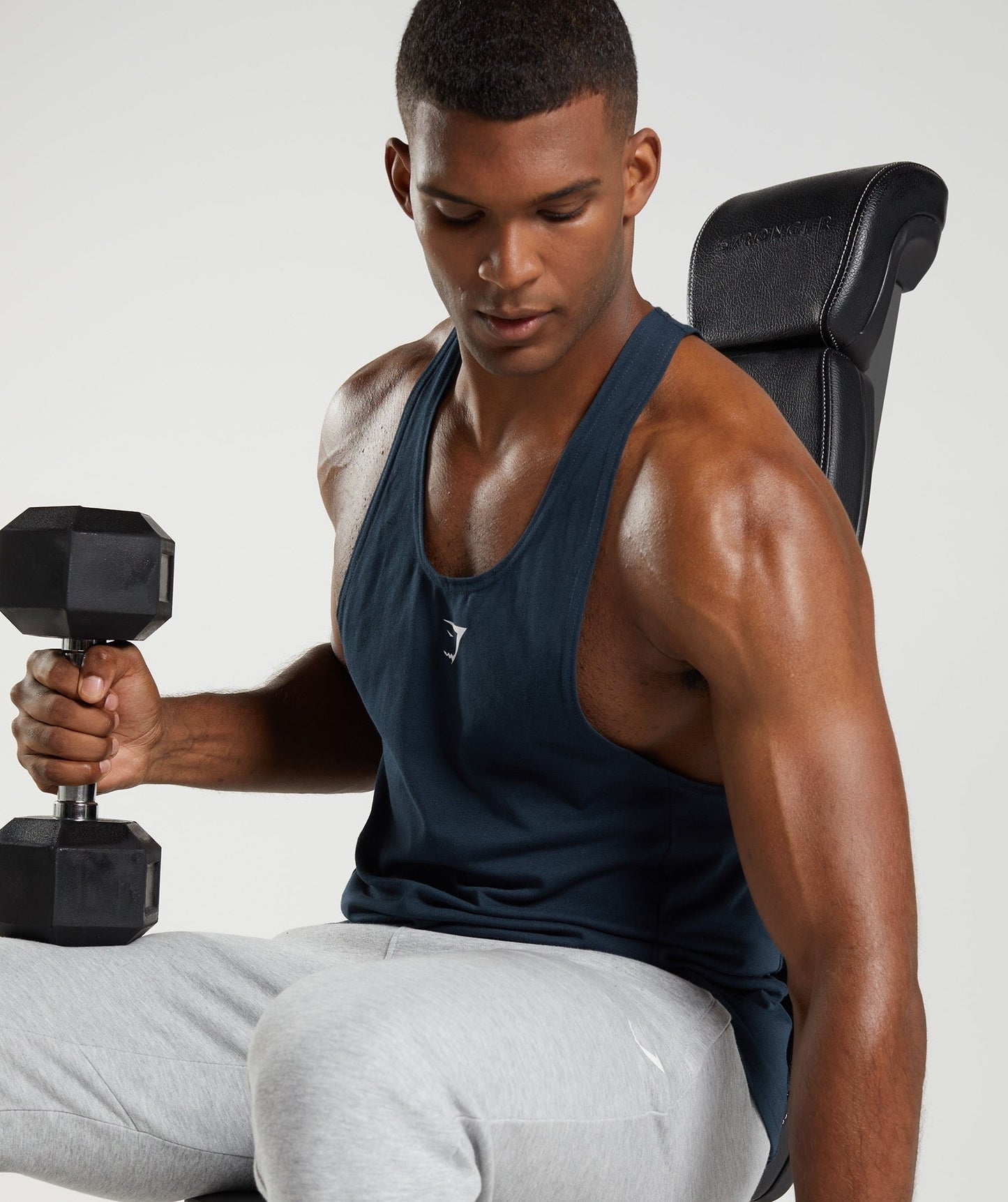 Gymshark React Stringer - Navy