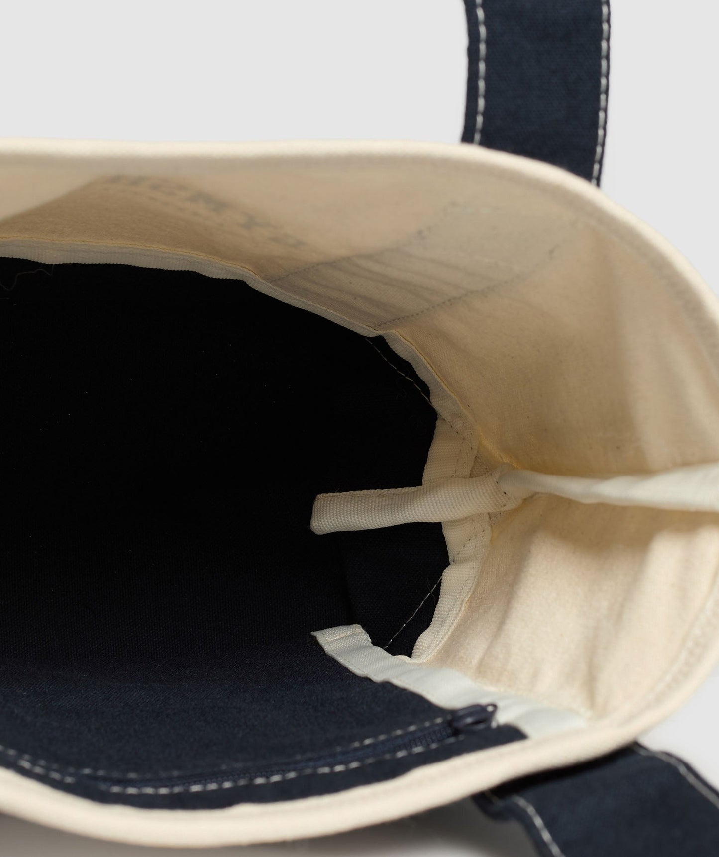 Gymshark Collegiate Mini Tote - Oat White/Heavy Blue