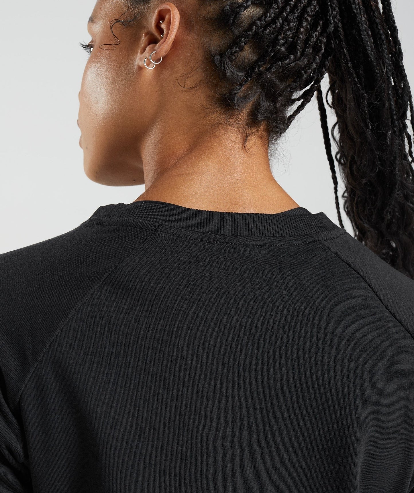 Gymshark Legacy Cropped Sweater - Black