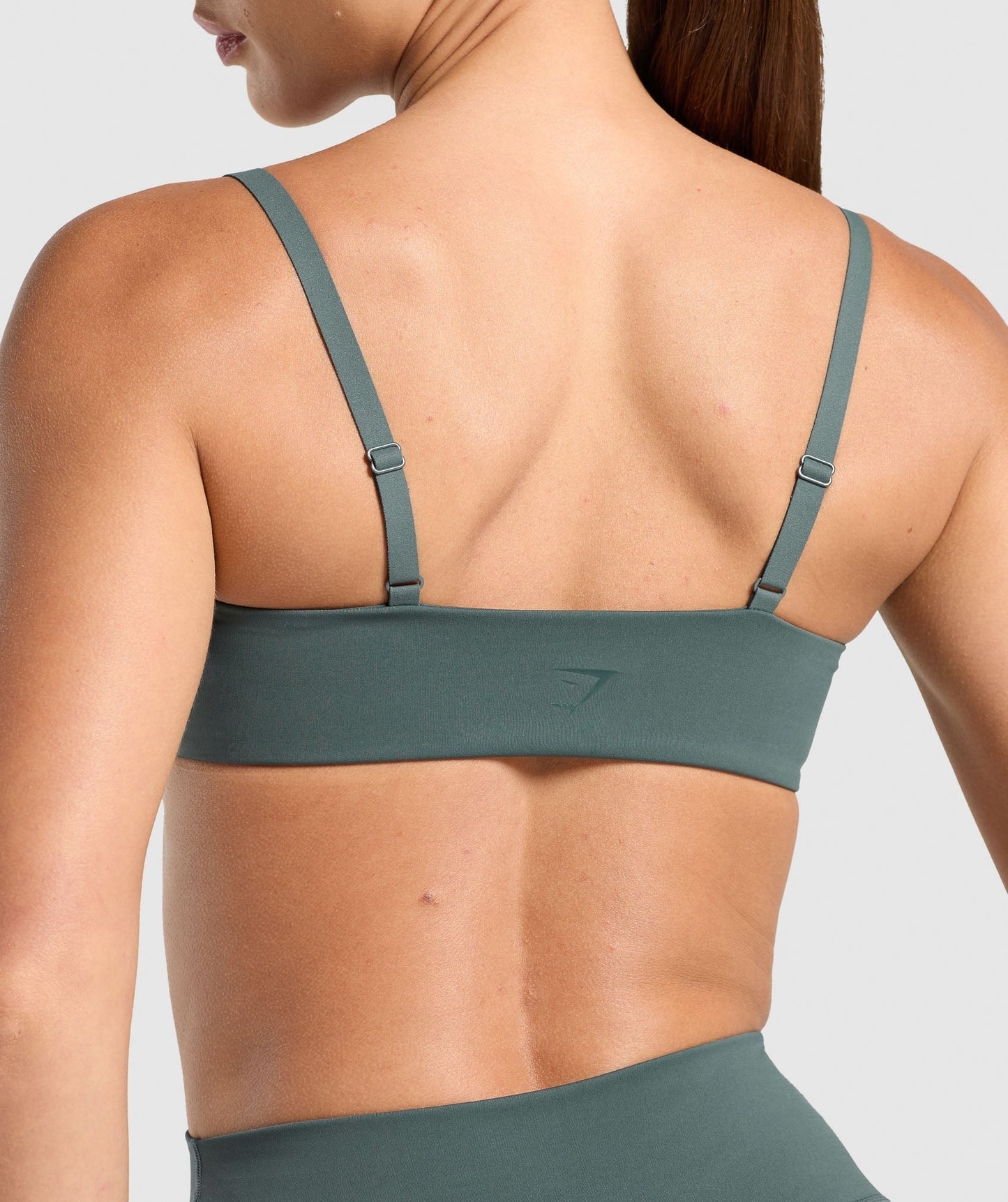 Gymshark Elevate Ruched Sports Bra - Slate Teal