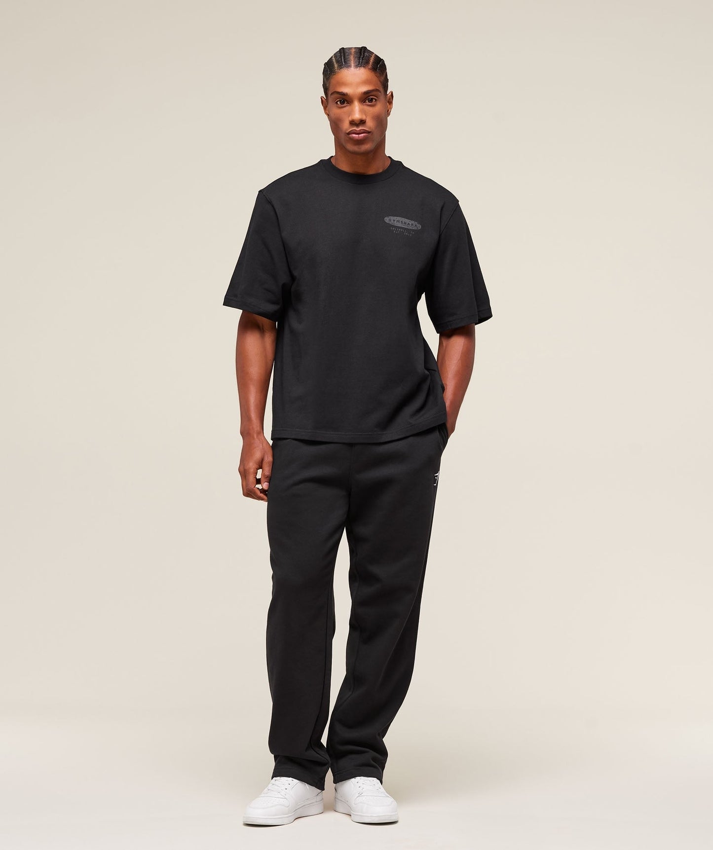 Gymshark For The Lifters Boxy T-Shirt - Black