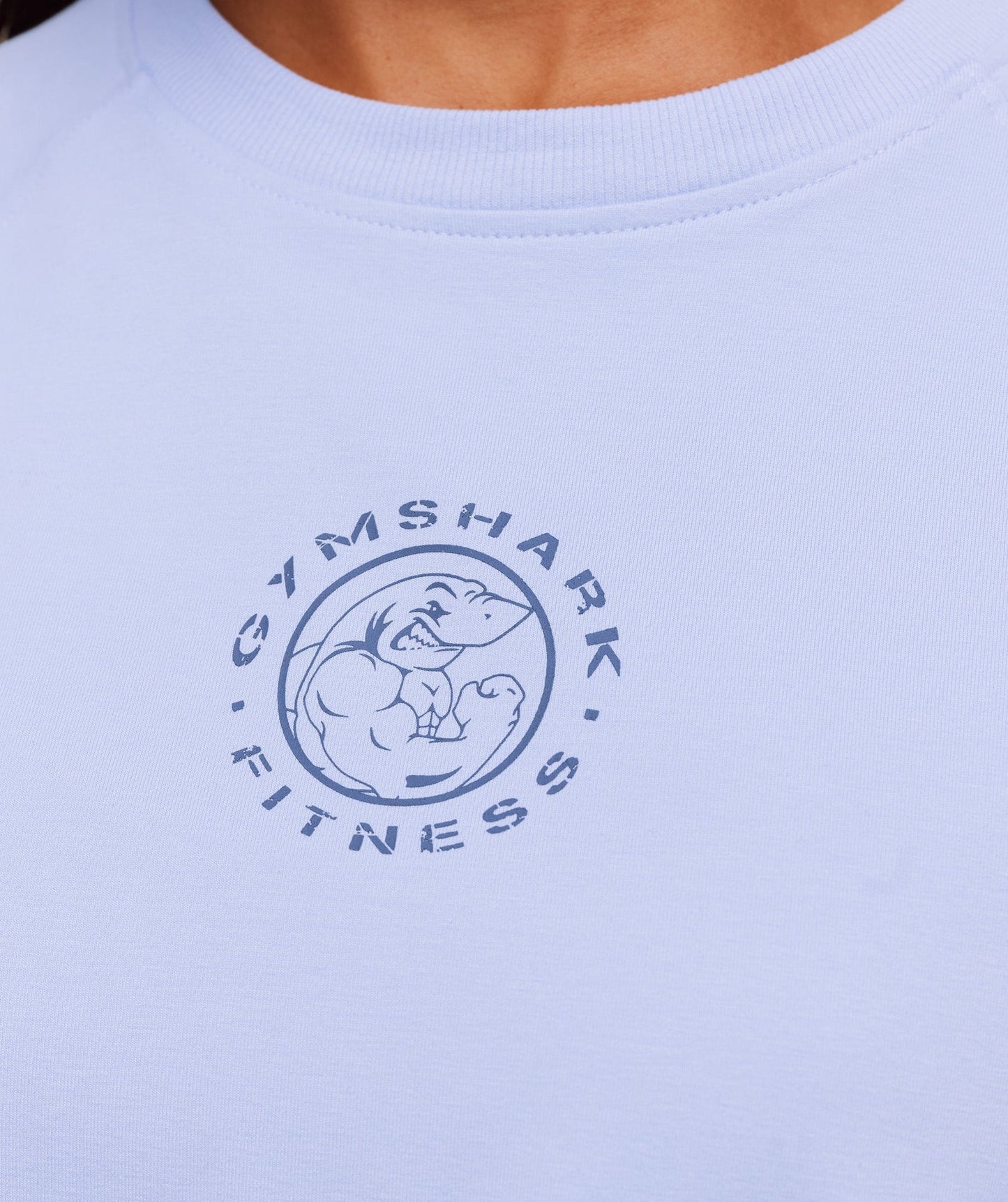 Gymshark Legacy Logo Oversized T-Shirt - Peri Blue