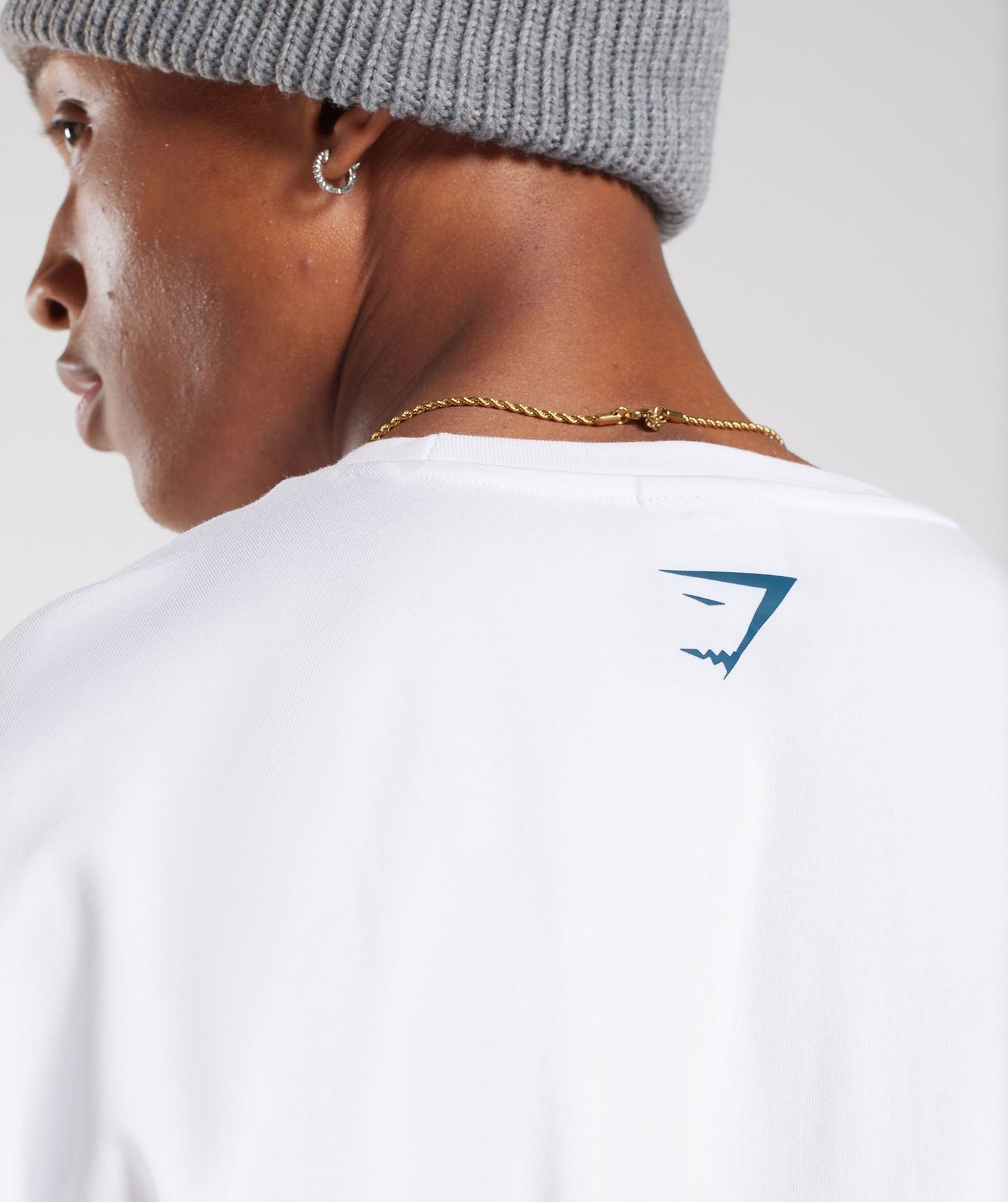 Gymshark Collegiate Oversized T-Shirt - White