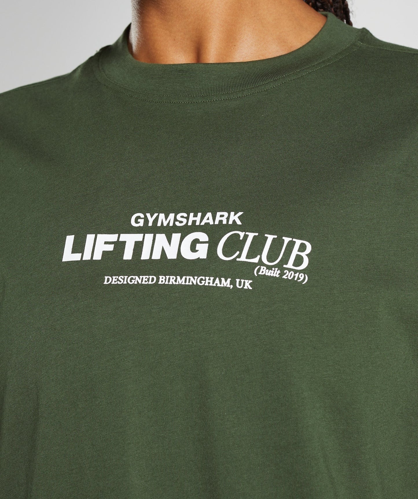 Gymshark Social Club Oversized T-Shirt - Moss Olive