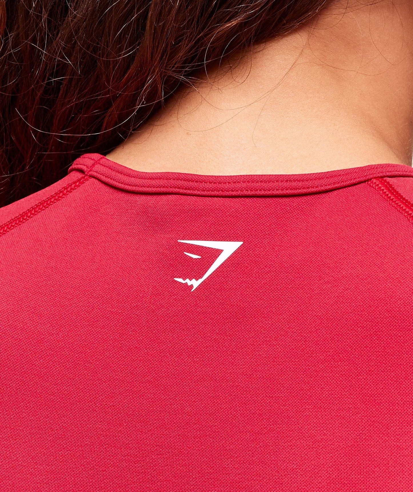 Gymshark Lift Campus Seamless Midi T-Shirt - Carmine Red