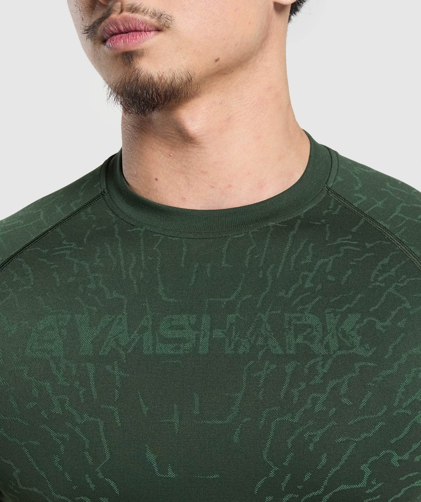 Gymshark Tectonic Seamless T Shirt - Trail Green/Classic Green