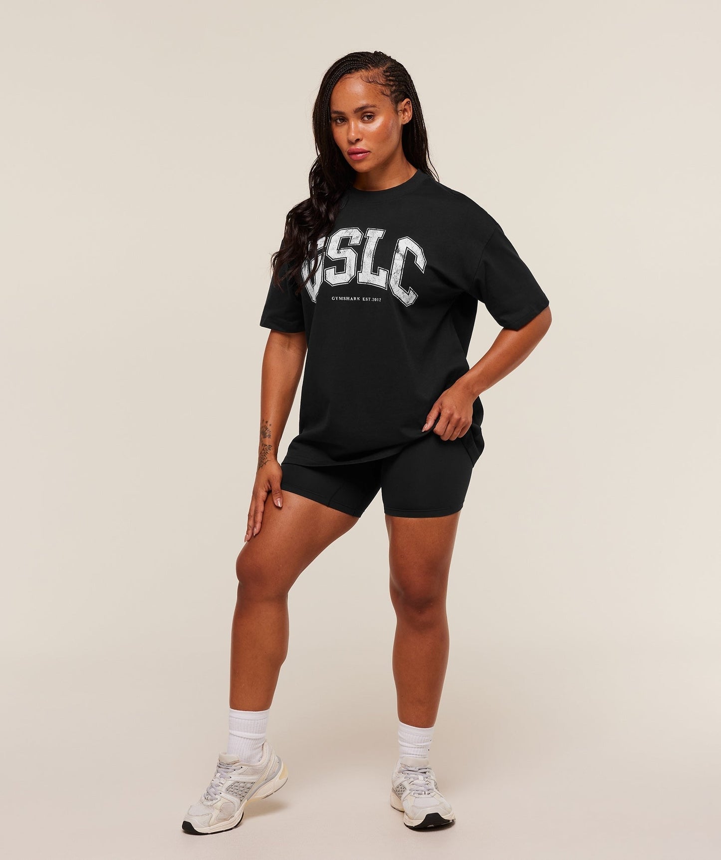 Gymshark GSLC Lifting Club Short Sleeve T-Shirt - Black