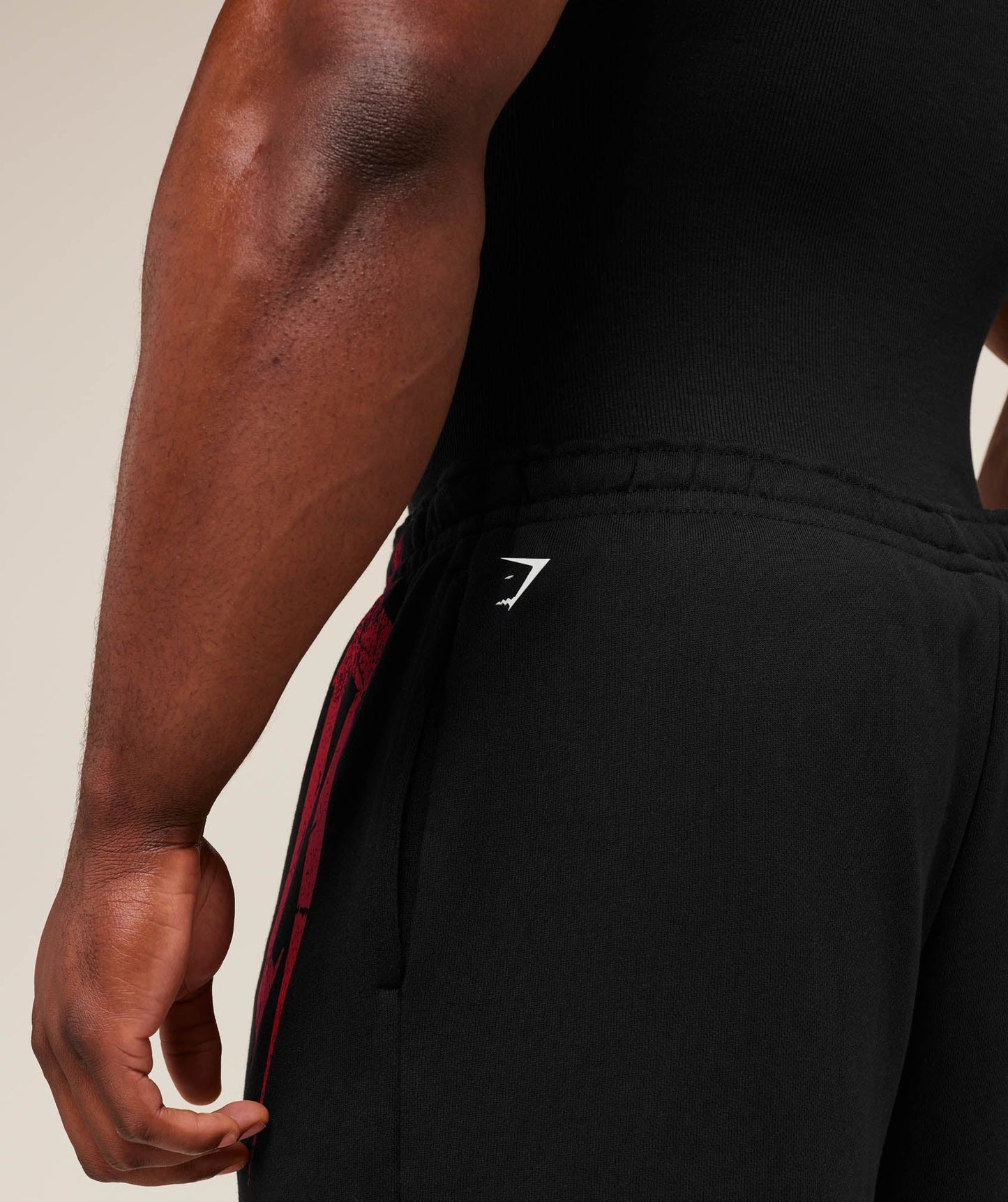 Gymshark Fade Graphic Straight Leg Joggers - GS Black