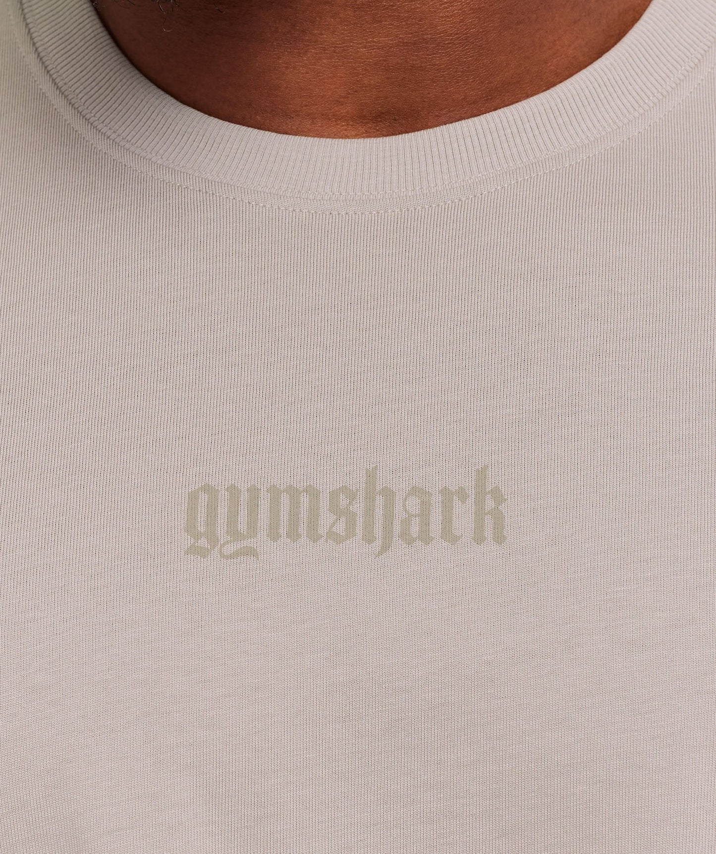 Gymshark Olde English T-Shirt - Mushroom Grey