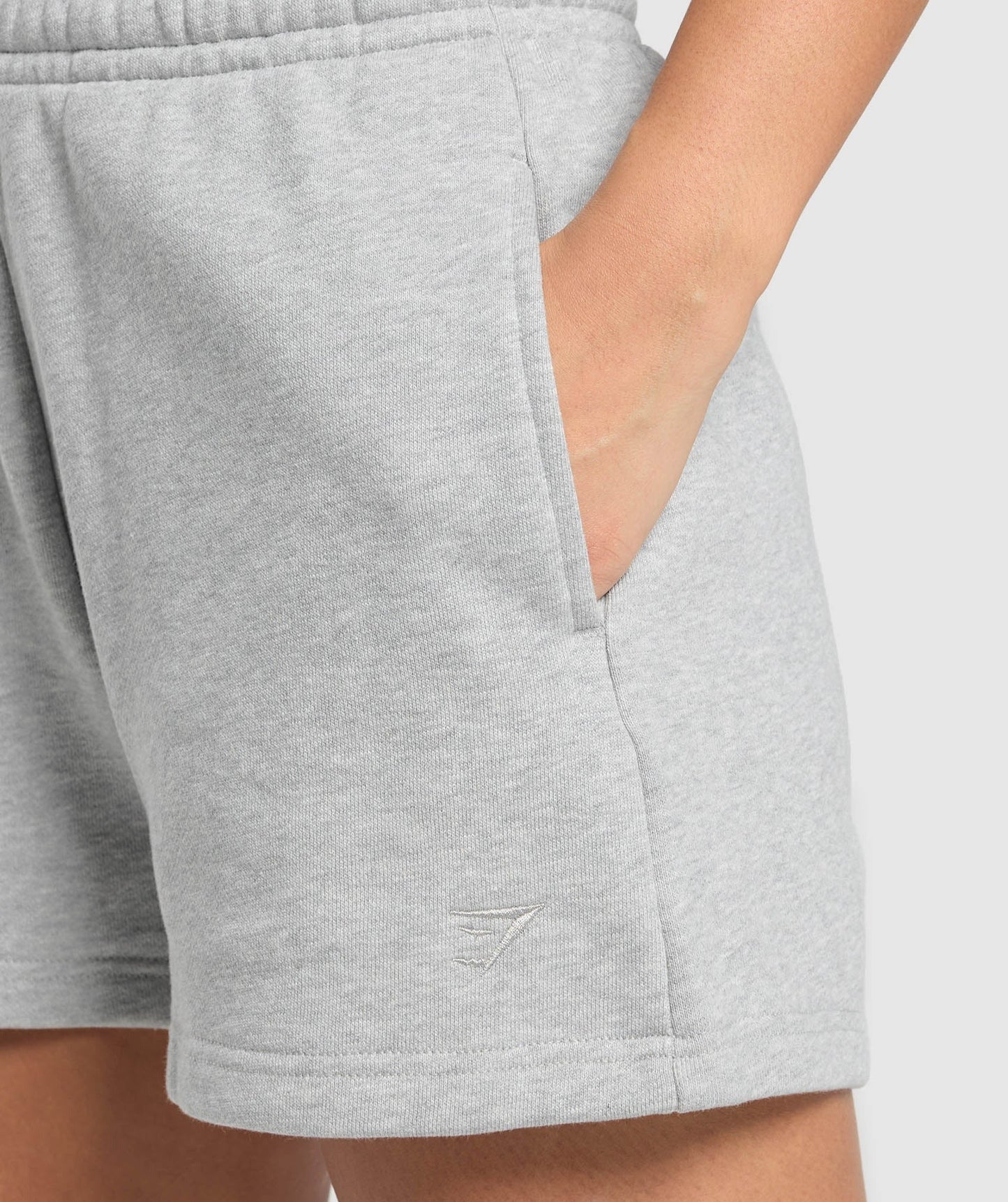 Gymshark Rest Day Sweats 2.0 Shorts - Light Grey Core Marl