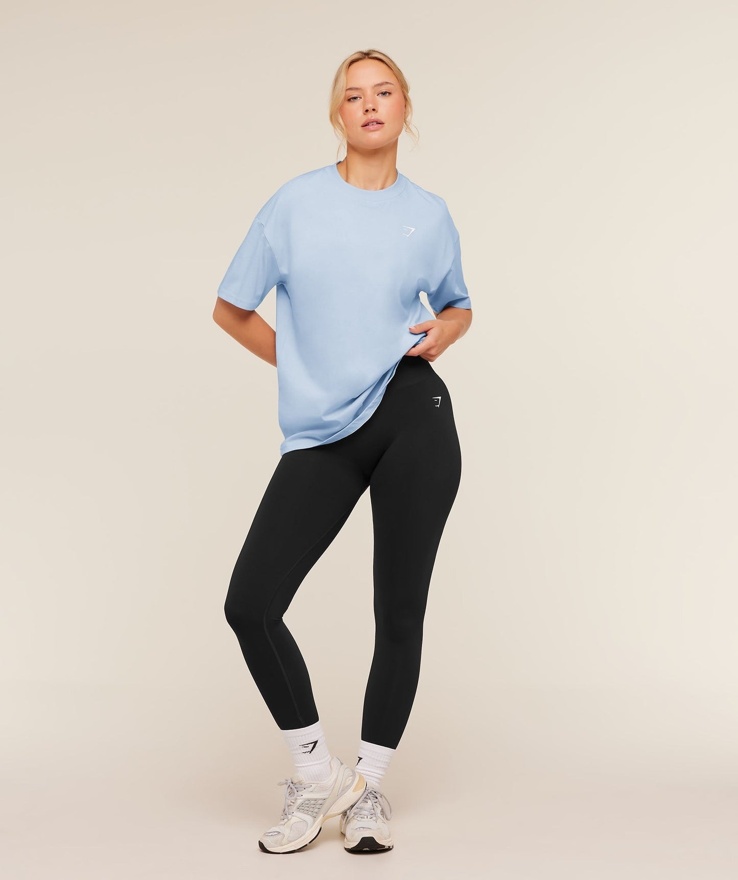 Gymshark Training Oversized T-Shirt - Chilled Blue