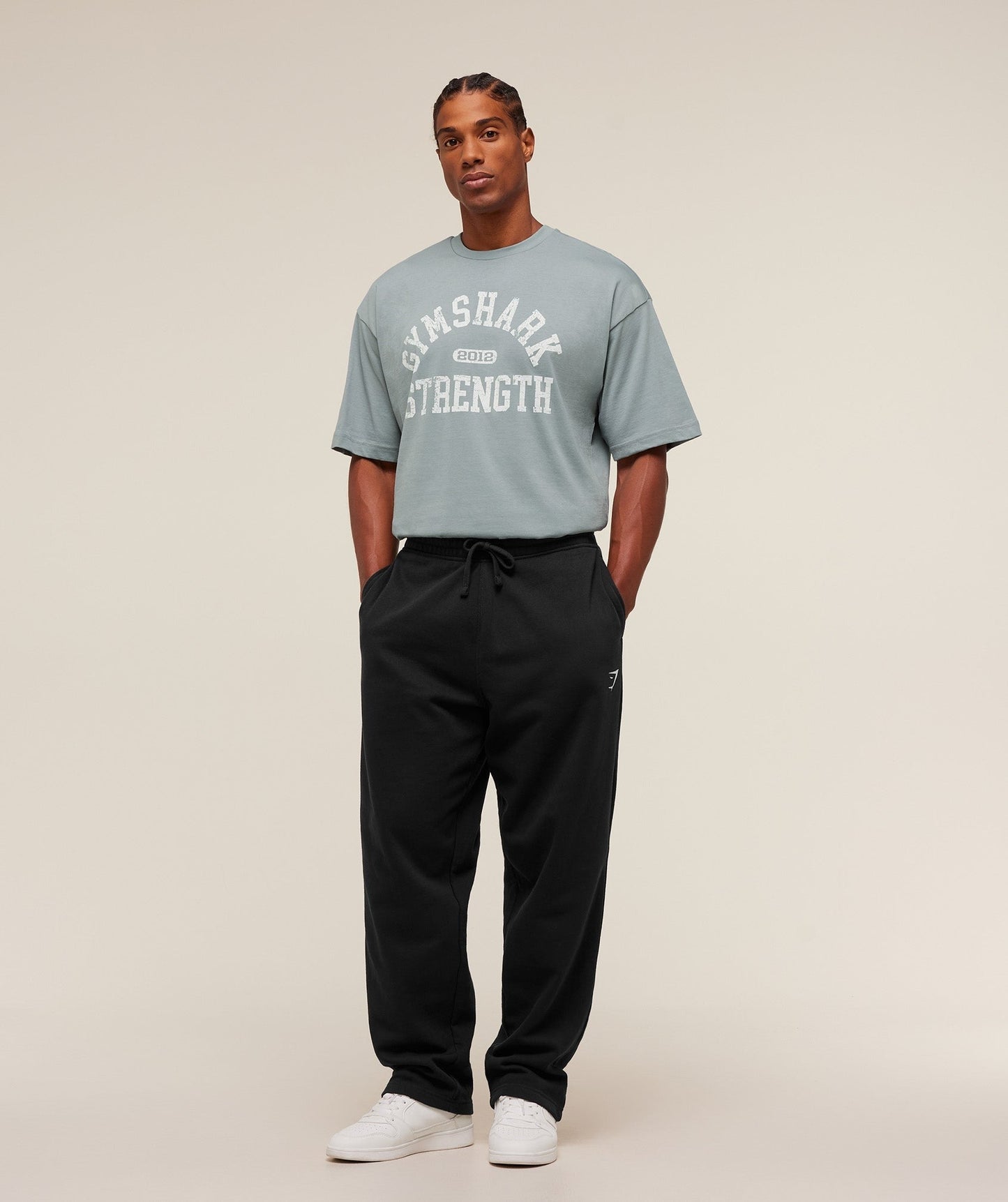 Gymshark 2012 Strength T-Shirt - Denim Grey
