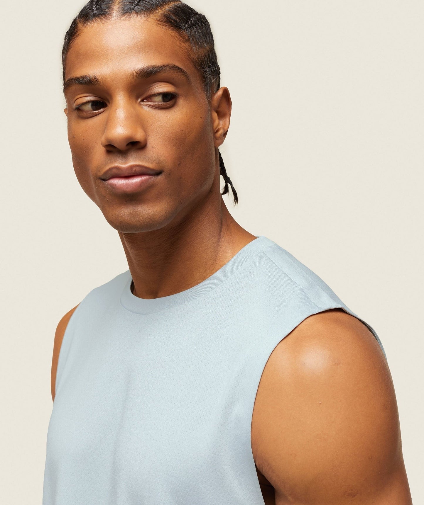 Gymshark everywear Tech Sleeveless Tee - Ice Grey