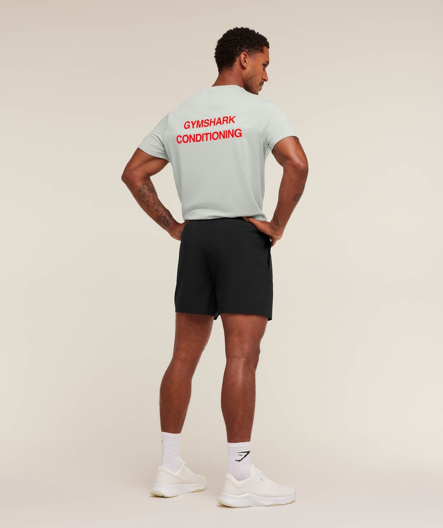 Gymshark Conditioning T-Shirt - Light Grey
