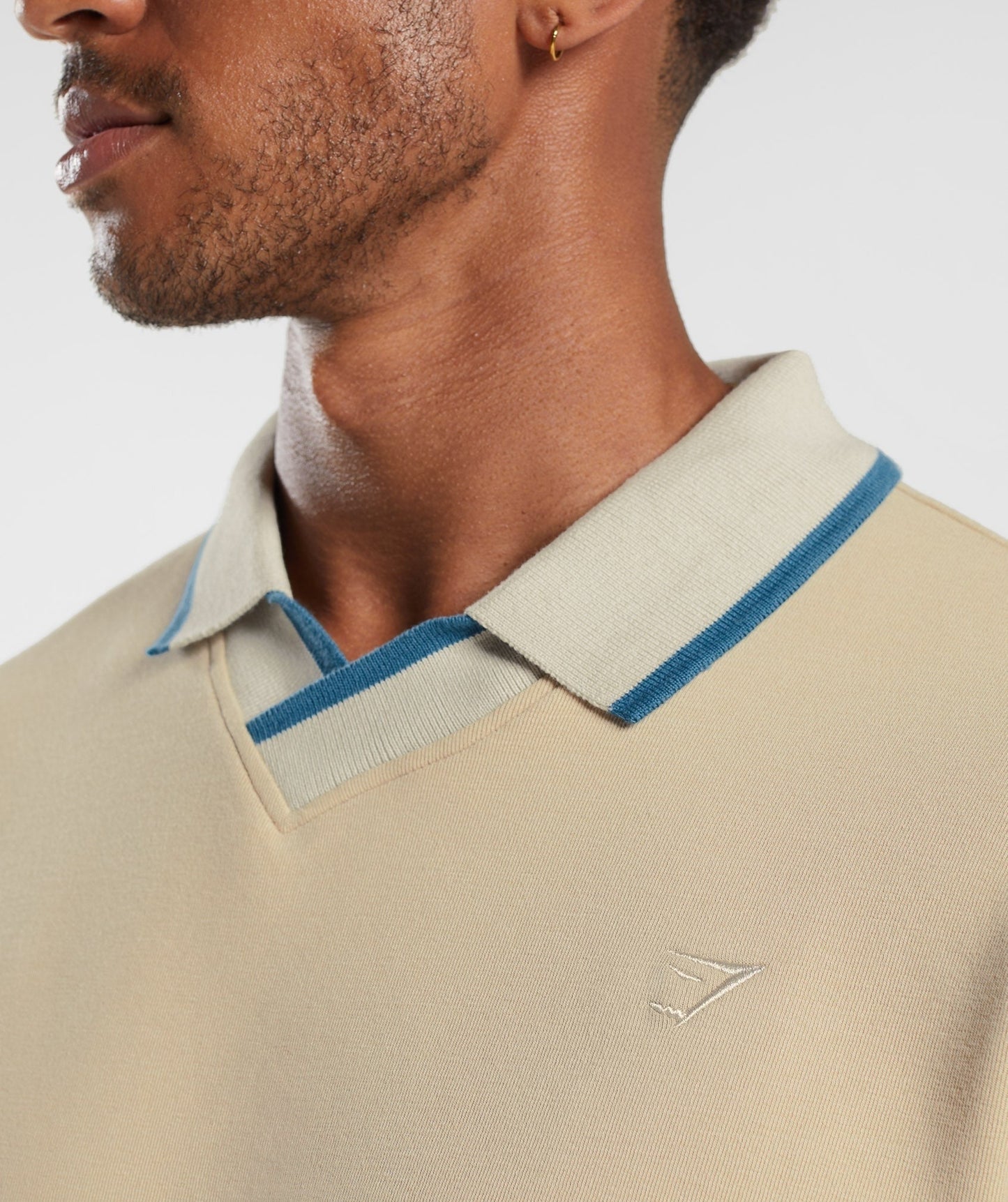 Gymshark Rest Day Street Polo Pullover - Desert Beige