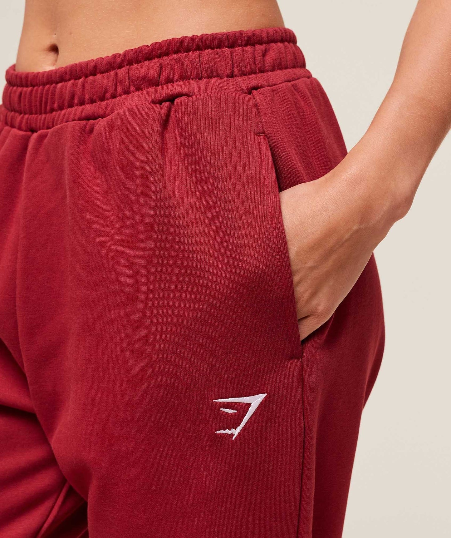 Gymshark Training Regular Fleece Joggers - Athletic Burgundy