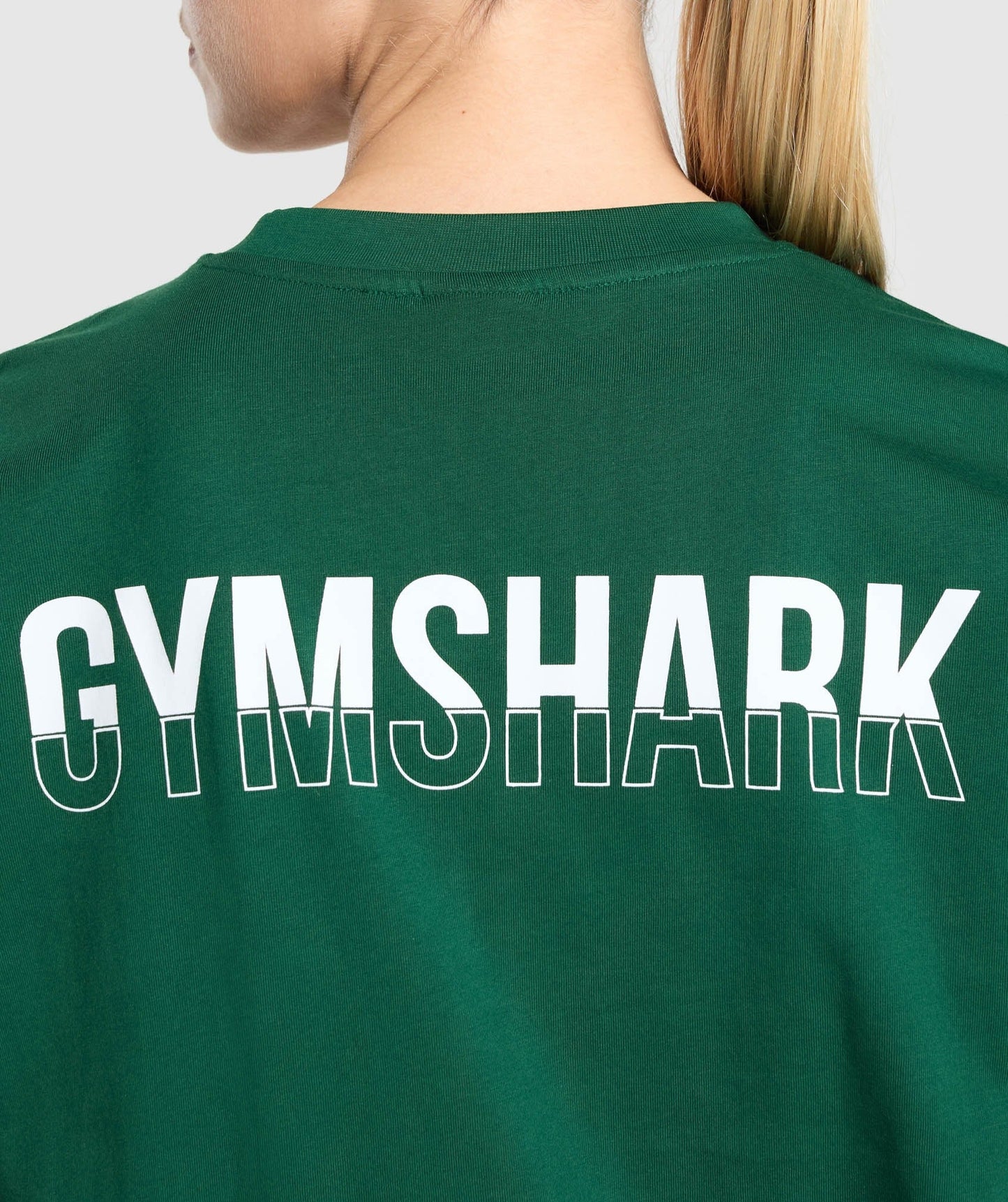 Gymshark Fraction Oversized T-Shirt - Conditioning Green