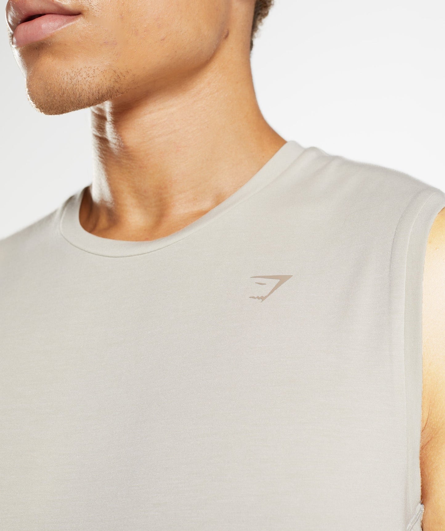 Gymshark Studio Breath Tank - Pebble Grey