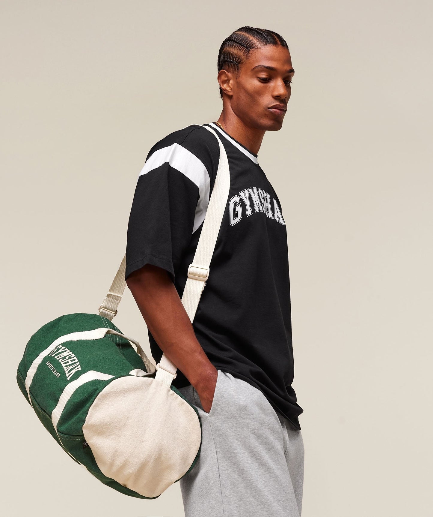 Gymshark GSLC Oversized T-Shirt - Black/White