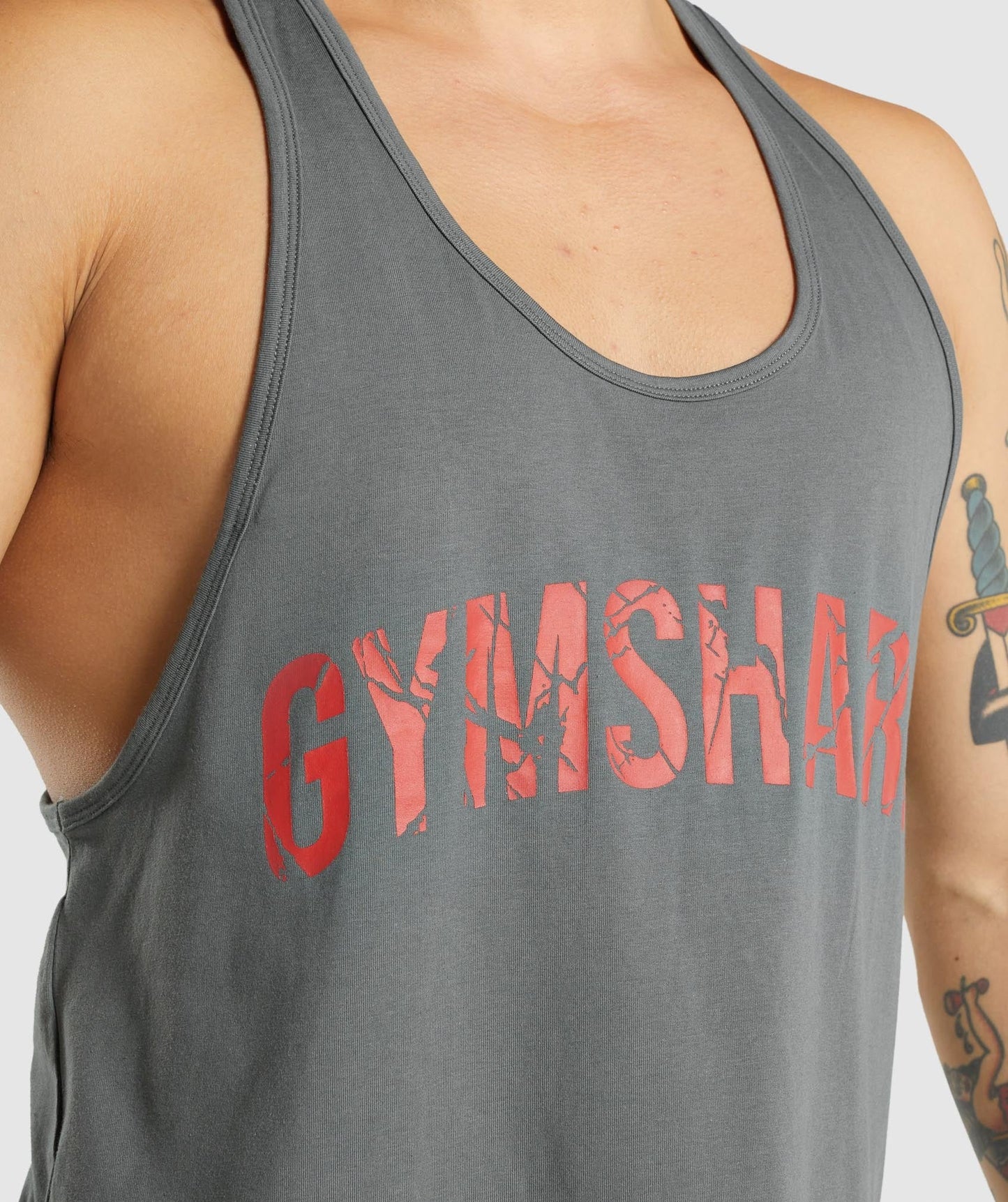 Gymshark Power Stringer - Grey