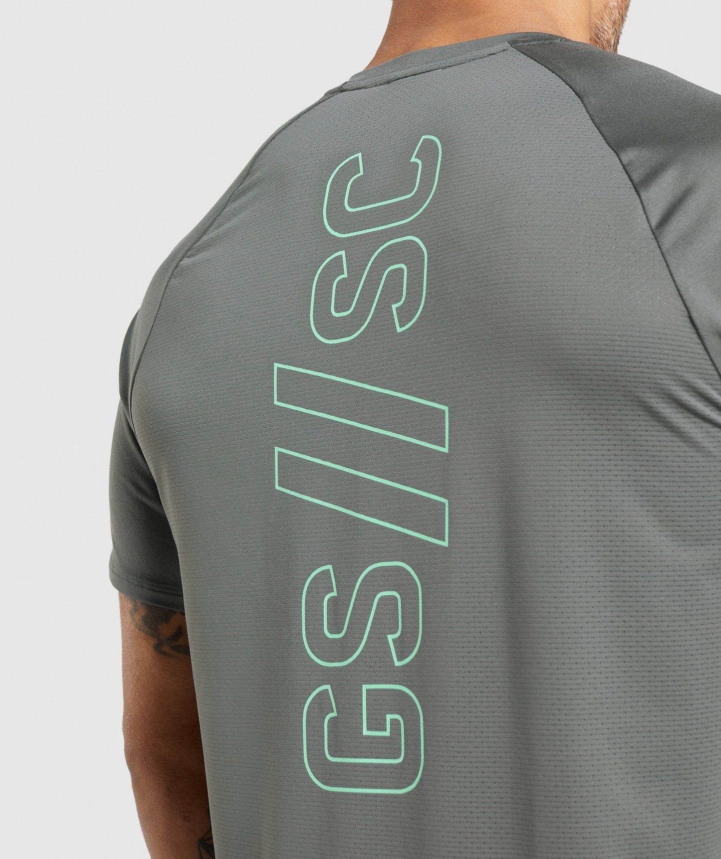 Gymshark //Steve Cook T-Shirt - Charcoal Grey