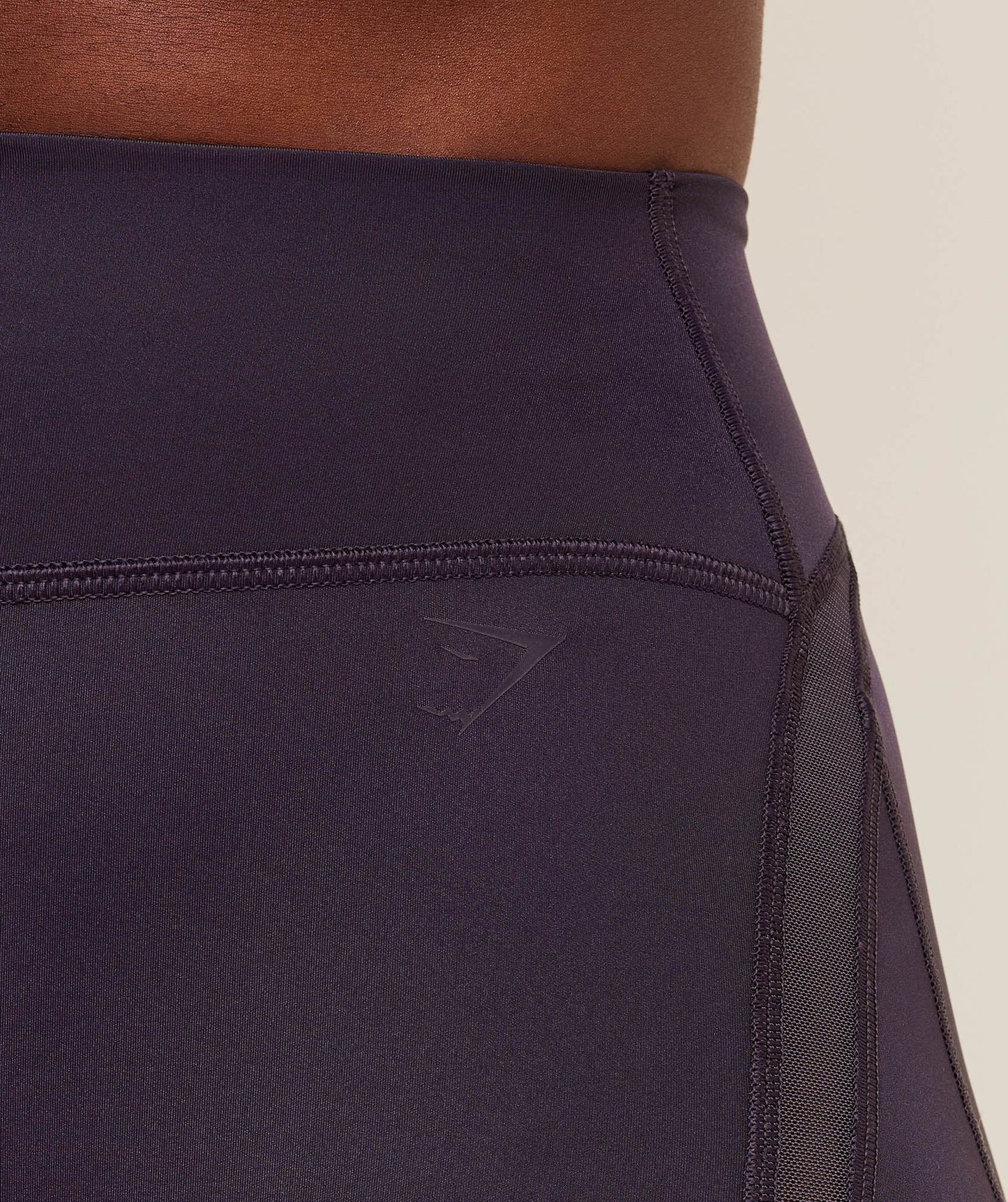 Gymshark Mesh Panel Leggings - Midnight Purple
