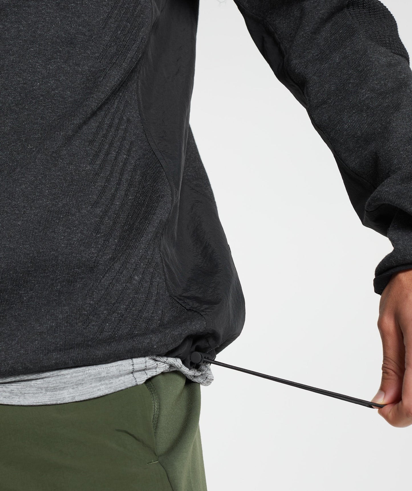Gymshark Retake Crew - Black Marl
