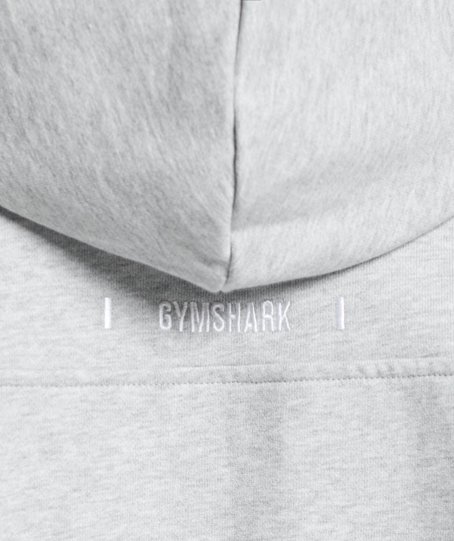 Gymshark Rest Day Essentials Zip Hoodie - Light Grey Core Marl