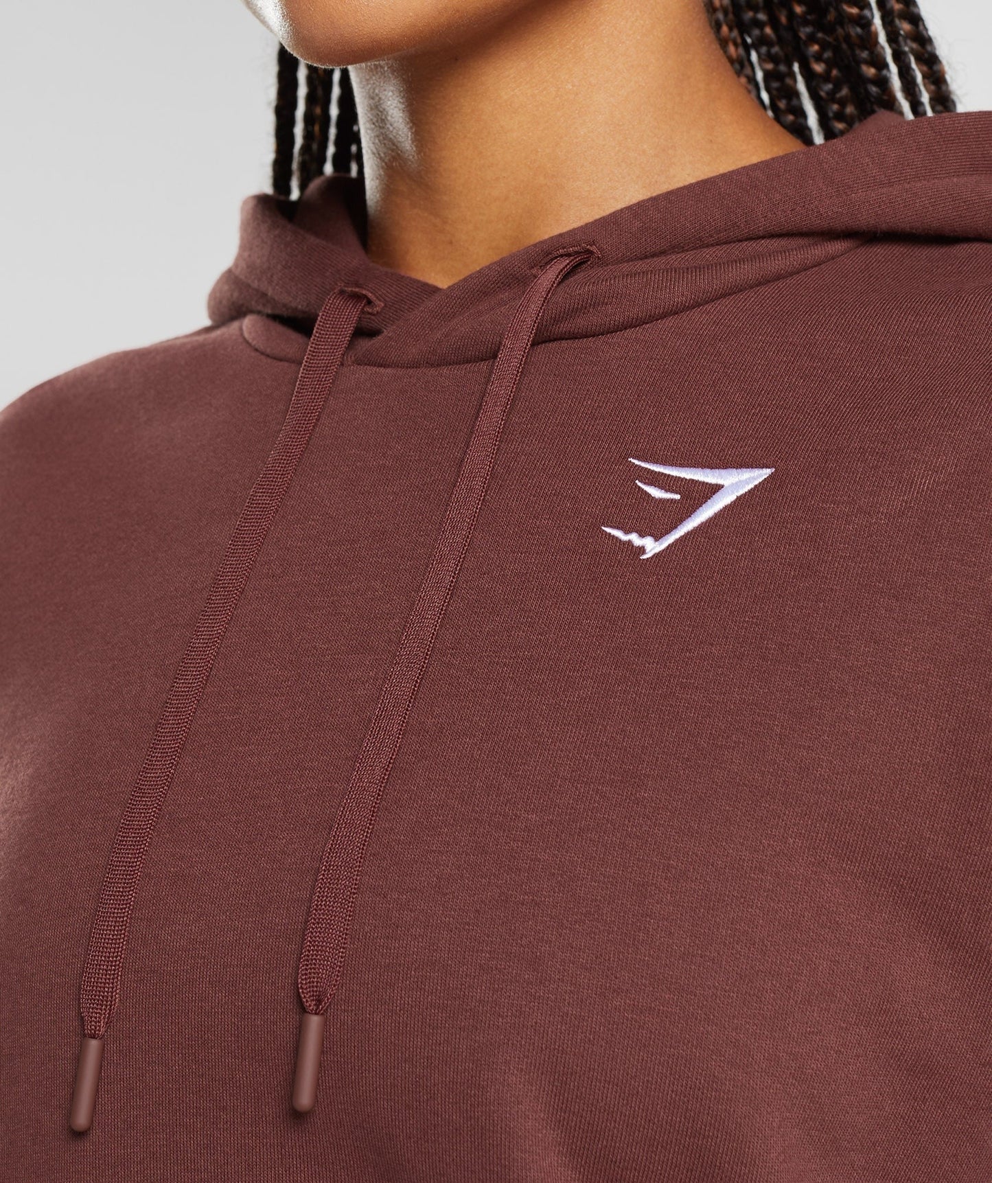 Gymshark Training Oversized Hoodie - Cherry Brown