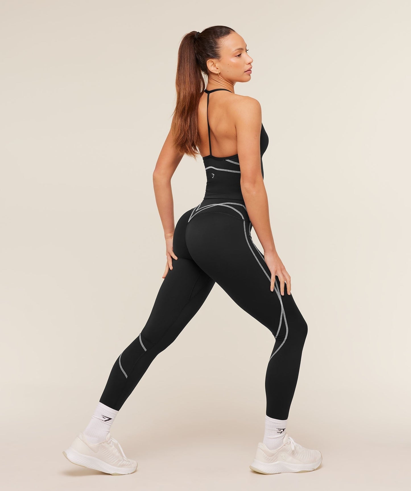 Gymshark Volt Leggings - Black/White