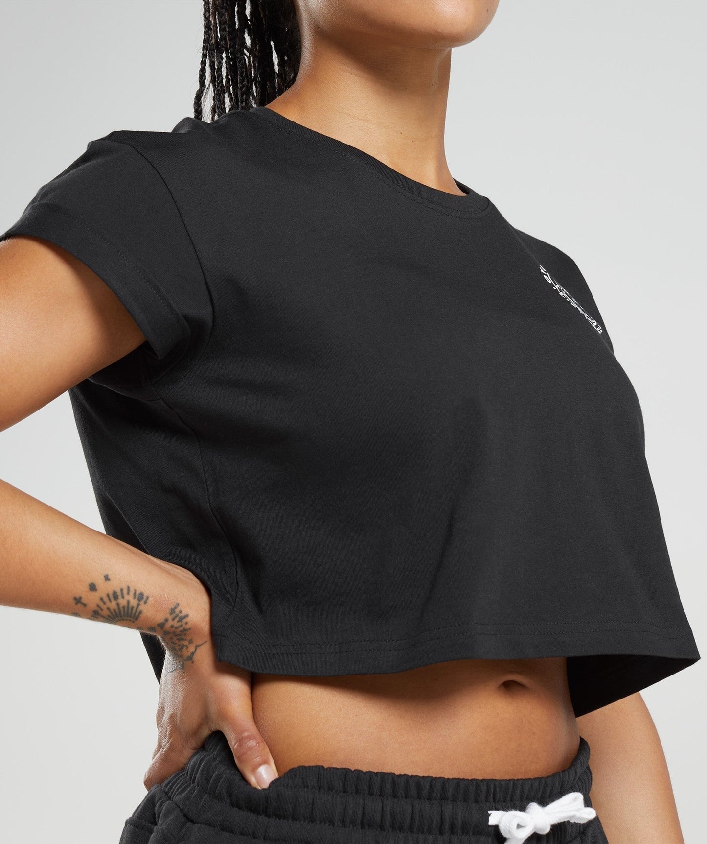 Gymshark Legacy Crop Top - Black