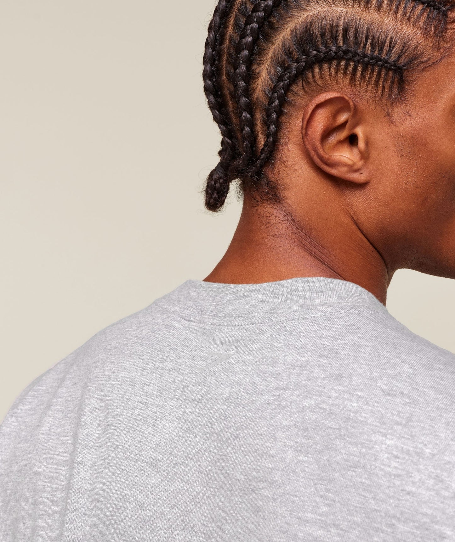 Gymshark GSLC Long Sleeve T-Shirt - Light Grey Core Marl