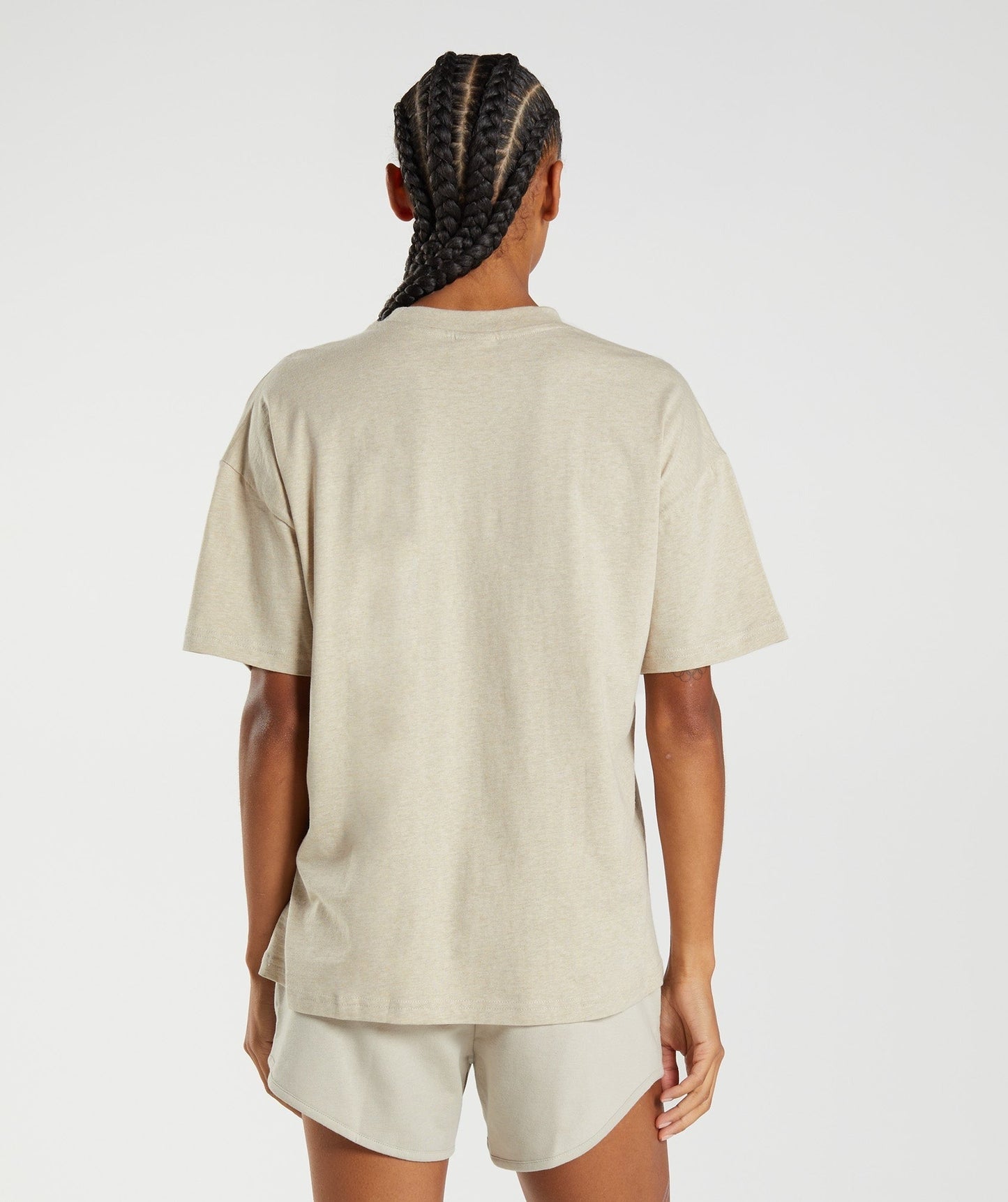 Gymshark Training Oversized T-Shirt - Sand Marl