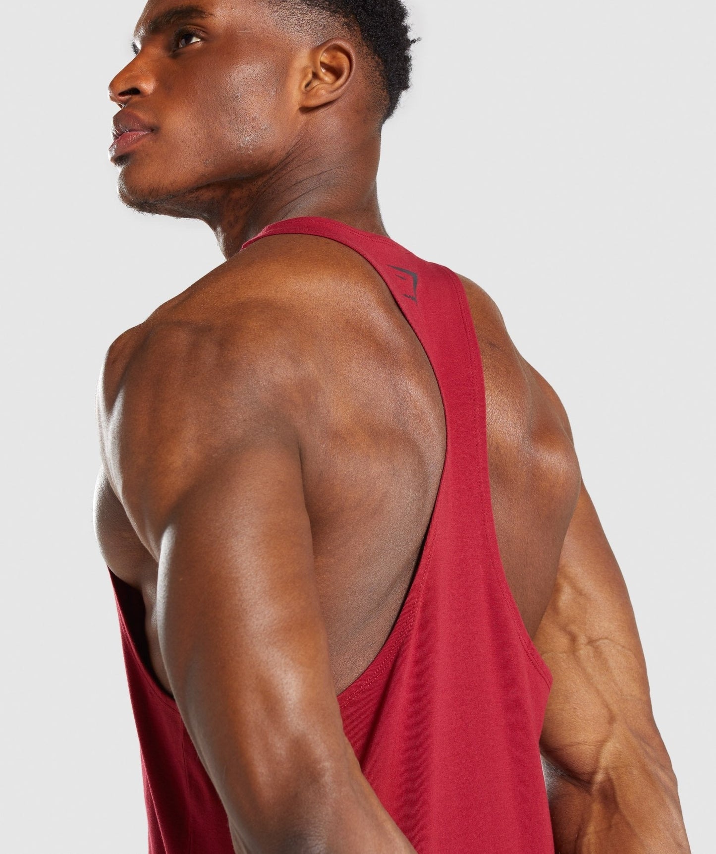 Gymshark Logo Strip Stringer - Burgundy