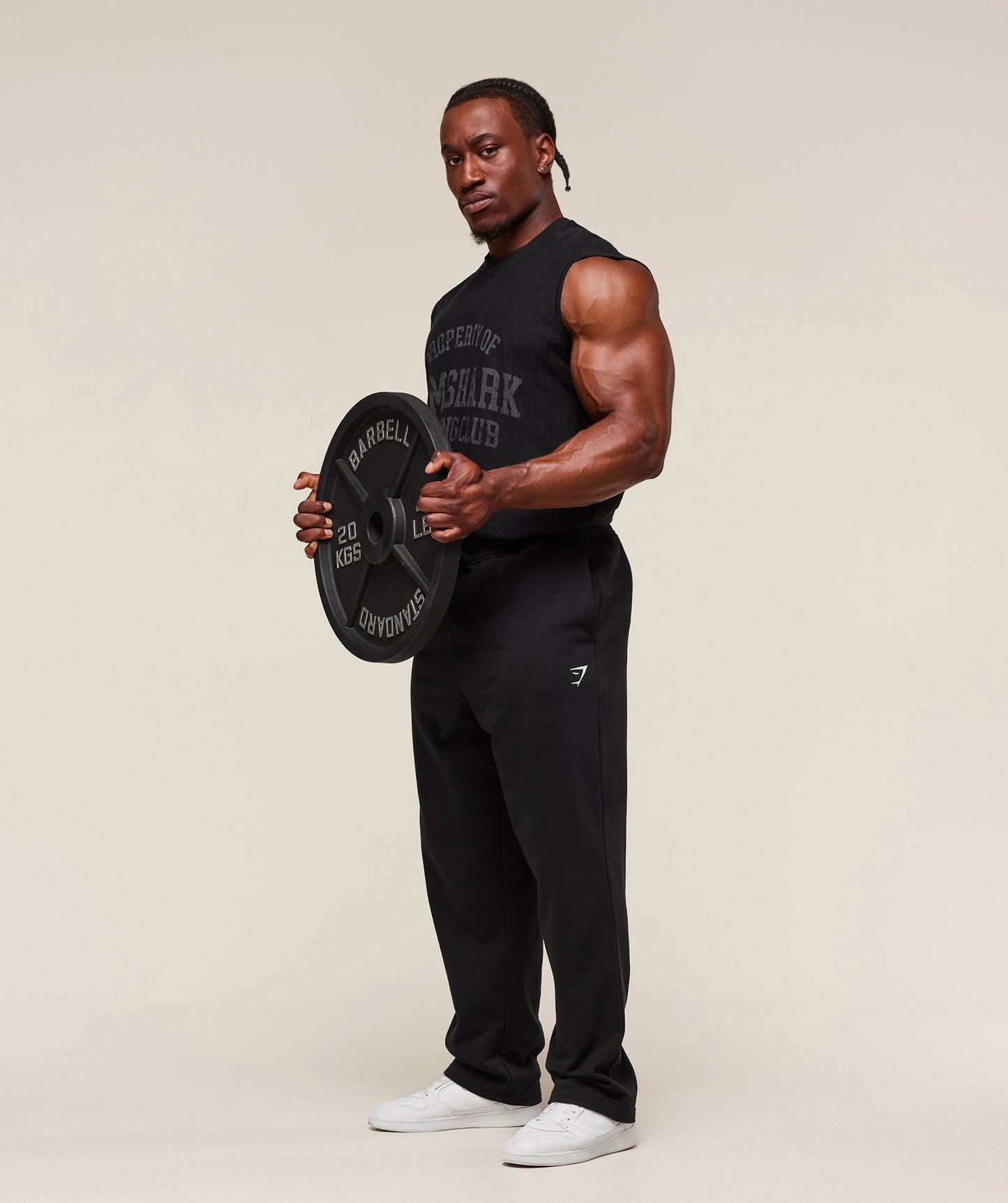 Gymshark Lightweight Slub Textured Tank - Black
