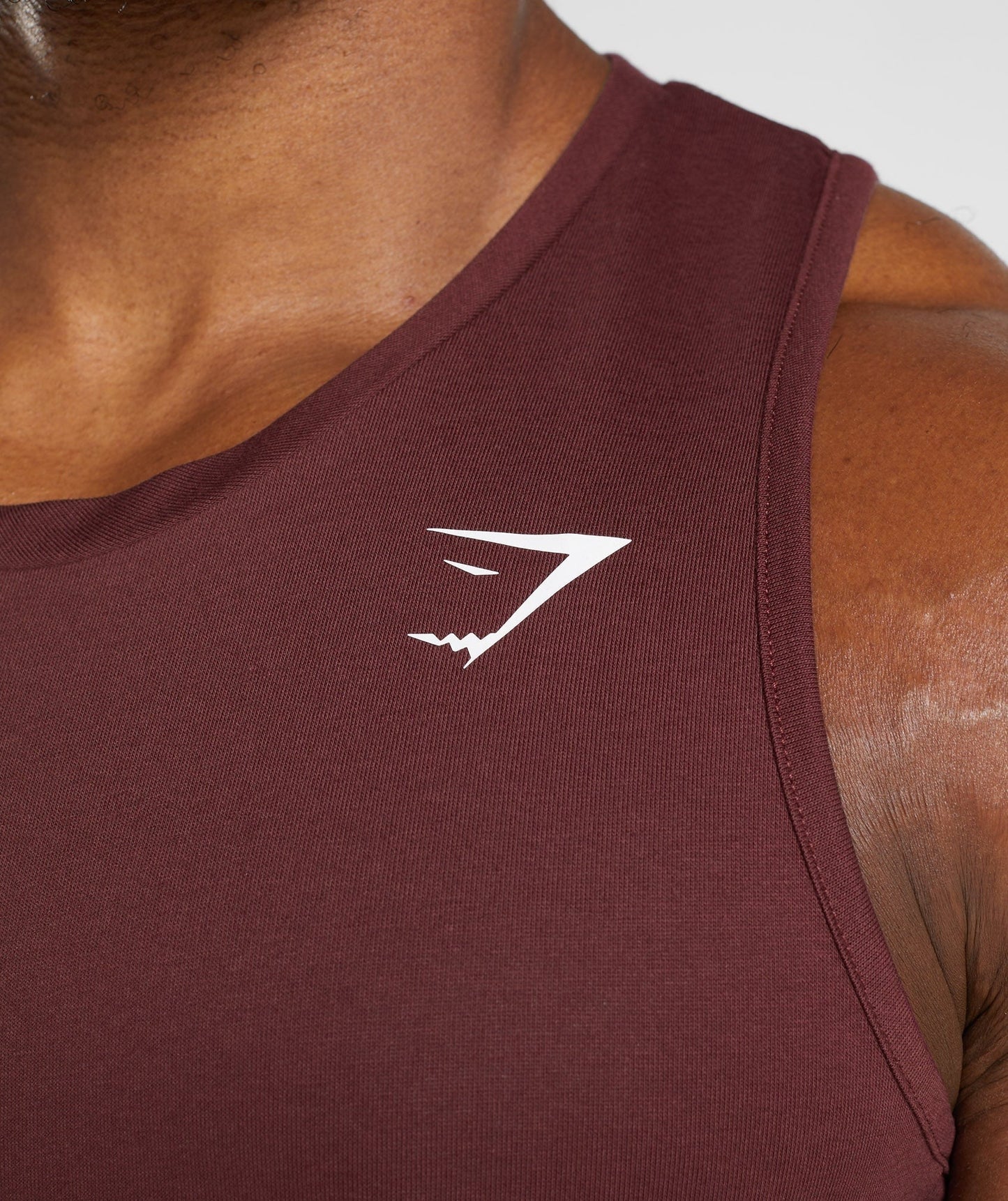 Gymshark React Tank - Baked Maroon