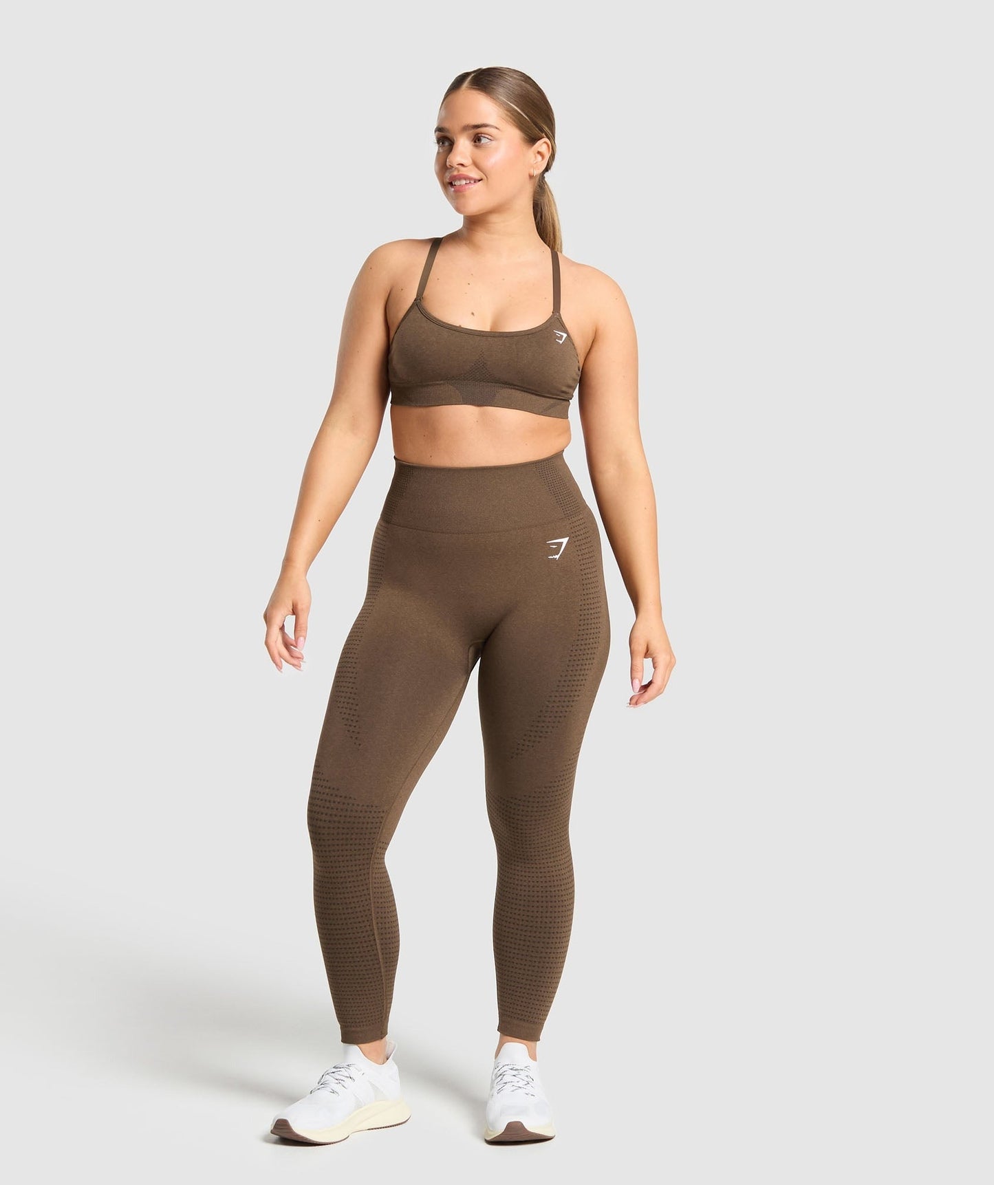 Gymshark Vital Short Leggings - Espresso Marl