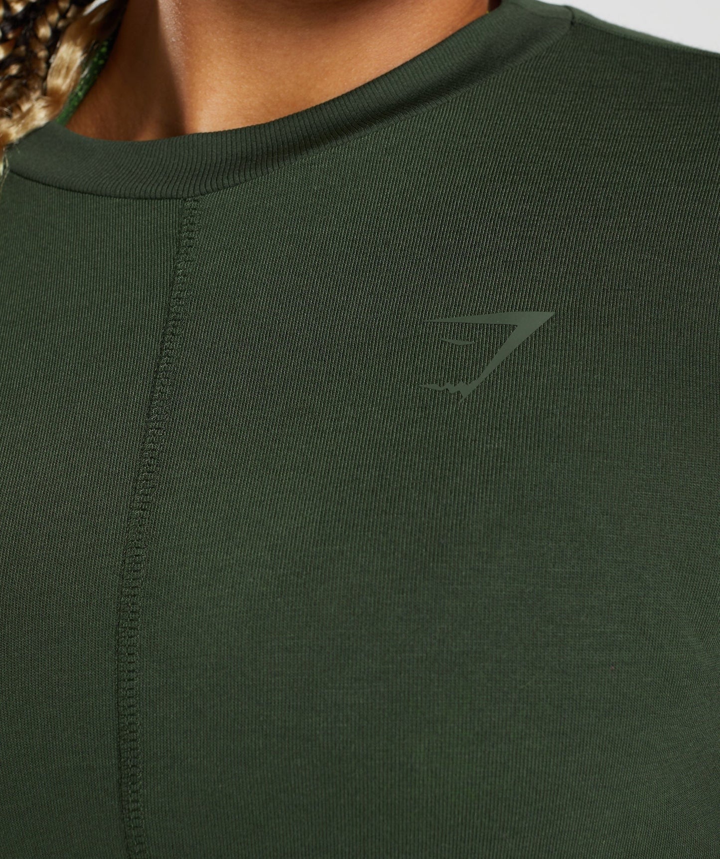 Gymshark GS Power Long Sleeve T-Shirt - Moss Olive